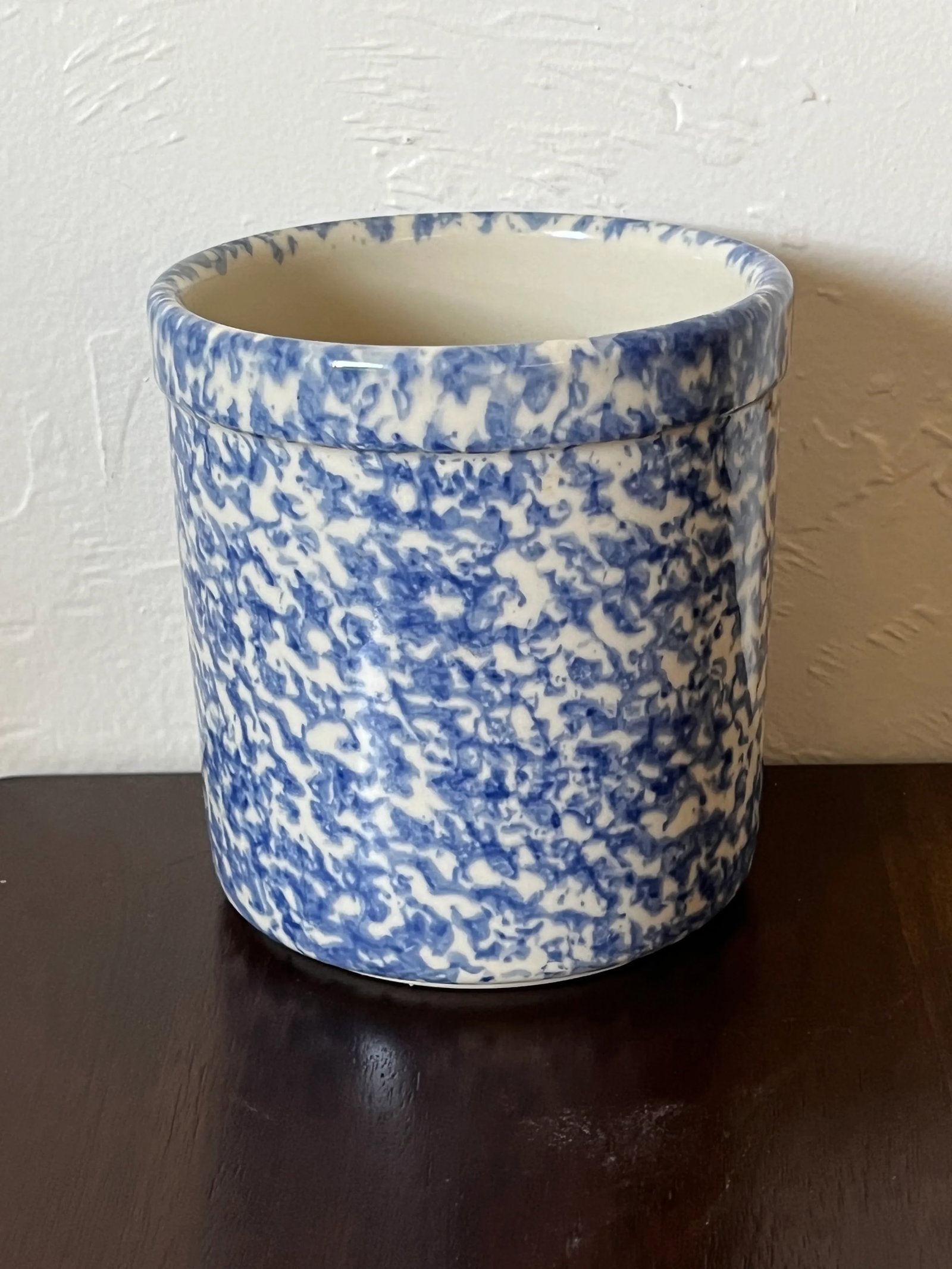 Roseville 1980s Ceramic Blue and White Ceramic Cookware - 4