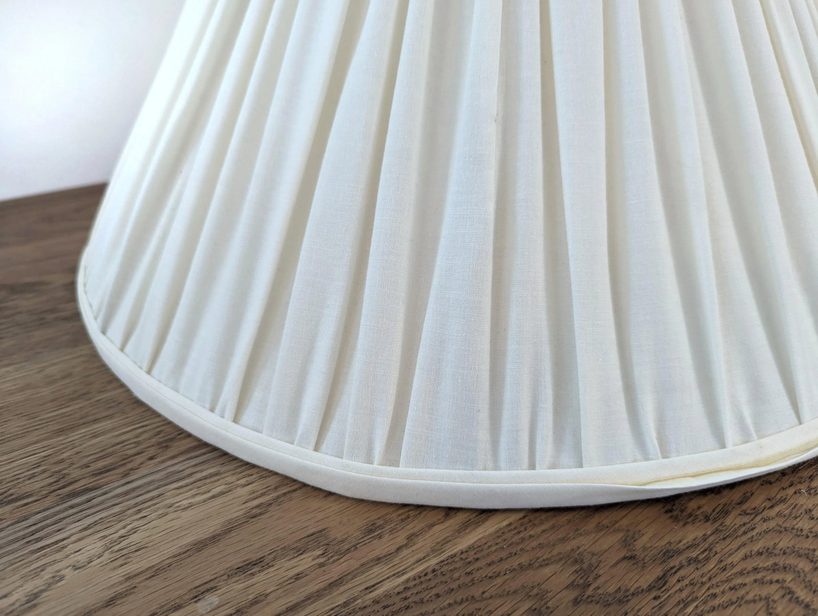 Gather Pleat White Lamp Shade - 2