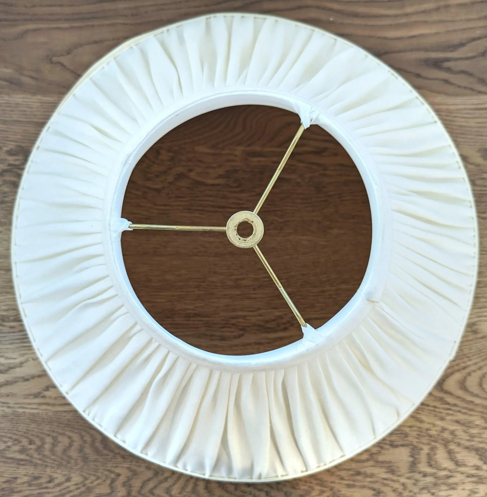 Gather Pleat White Lamp Shade - 3
