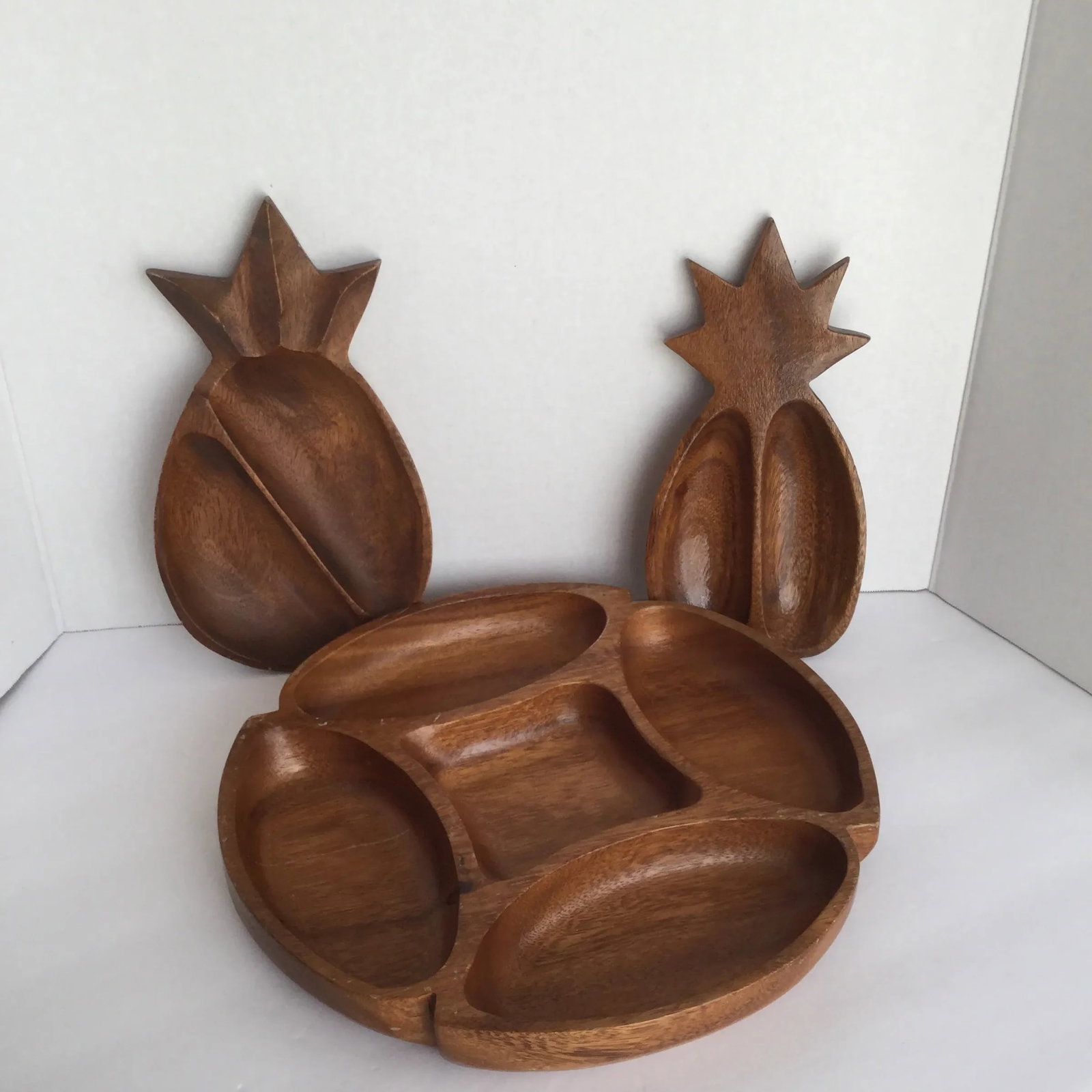 Monkey Wood Serving Trays - Set of 3 - 2