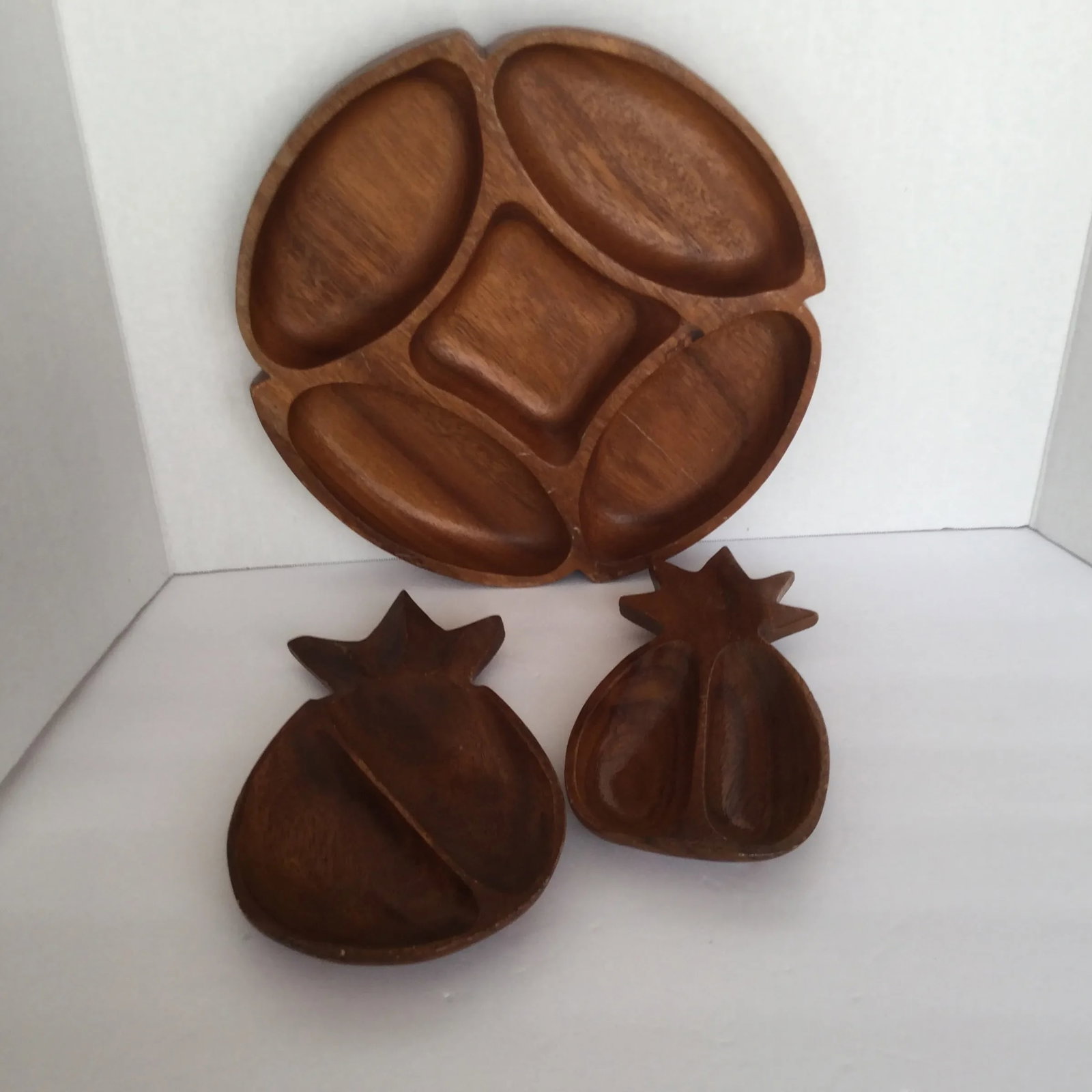 Monkey Wood Serving Trays - Set of 3 - 7