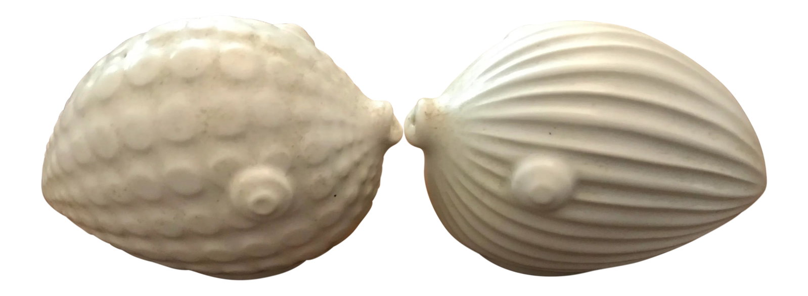 Jonathan Adler White Ceramic Fish Salt and Pepper Shakers - a Pair (1 of 7)