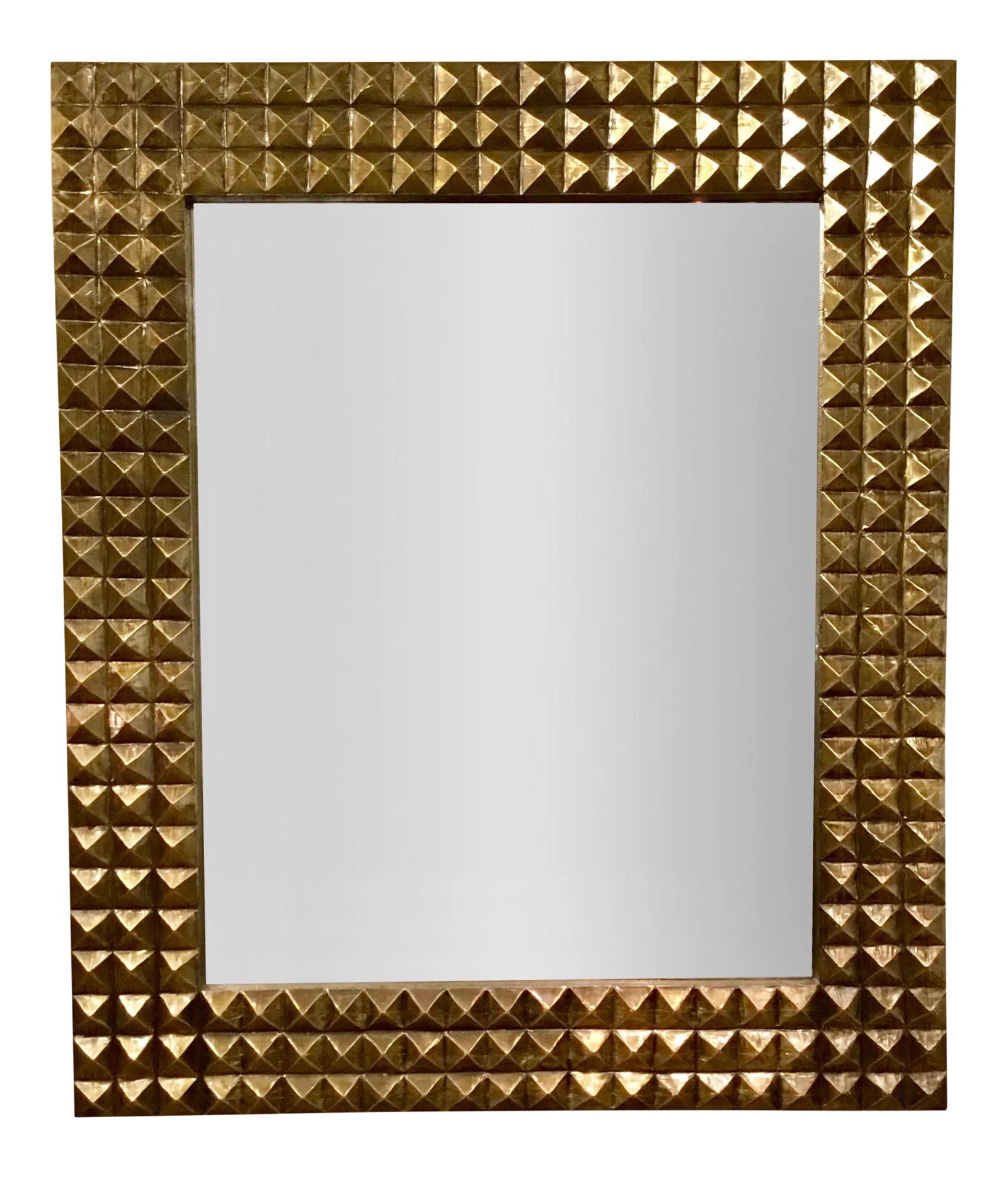Arteriors Modern Giovanni Brass Clad Beveled Wall Mirror (1 of 5)