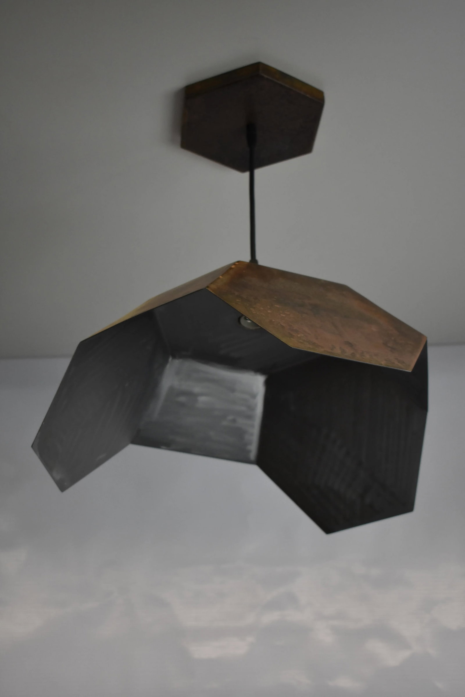 Oblik Studio Ceiling Antic Steel Pendant Light - 4