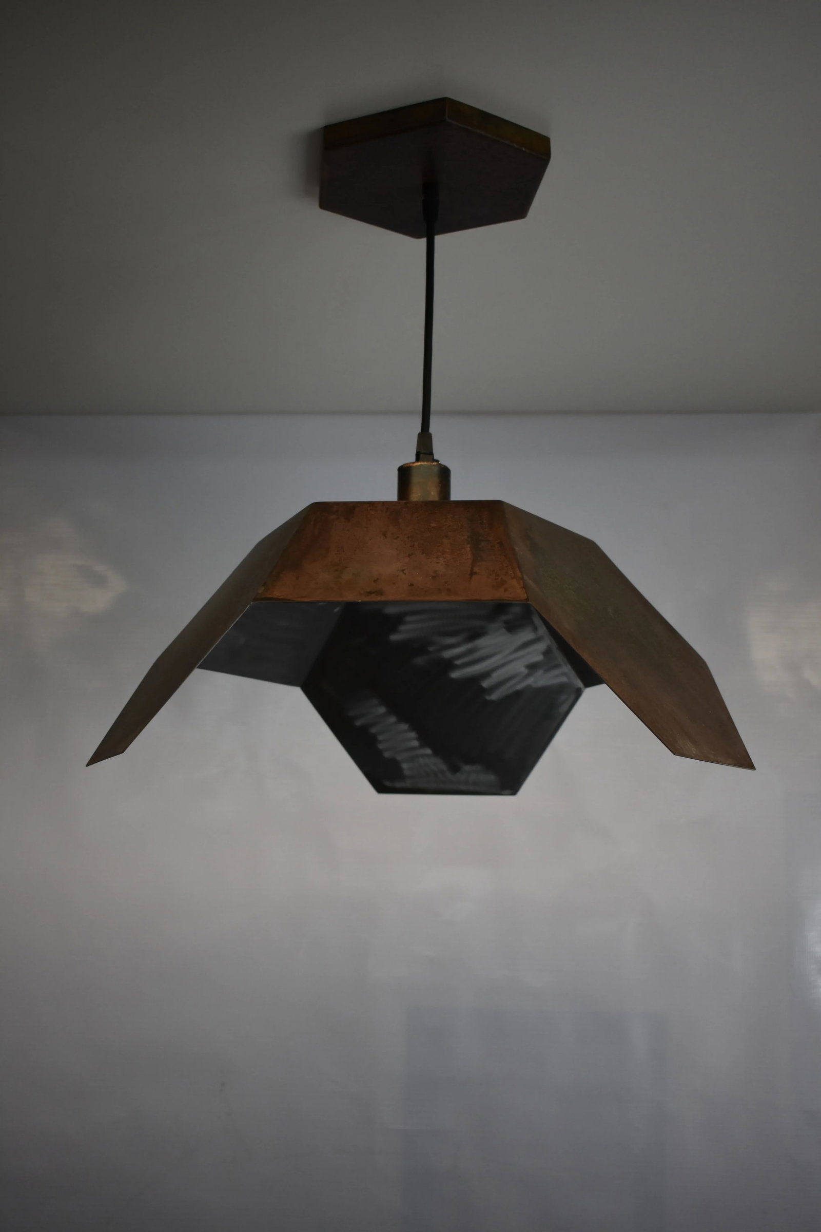 Oblik Studio Ceiling Antic Steel Pendant Light - 7