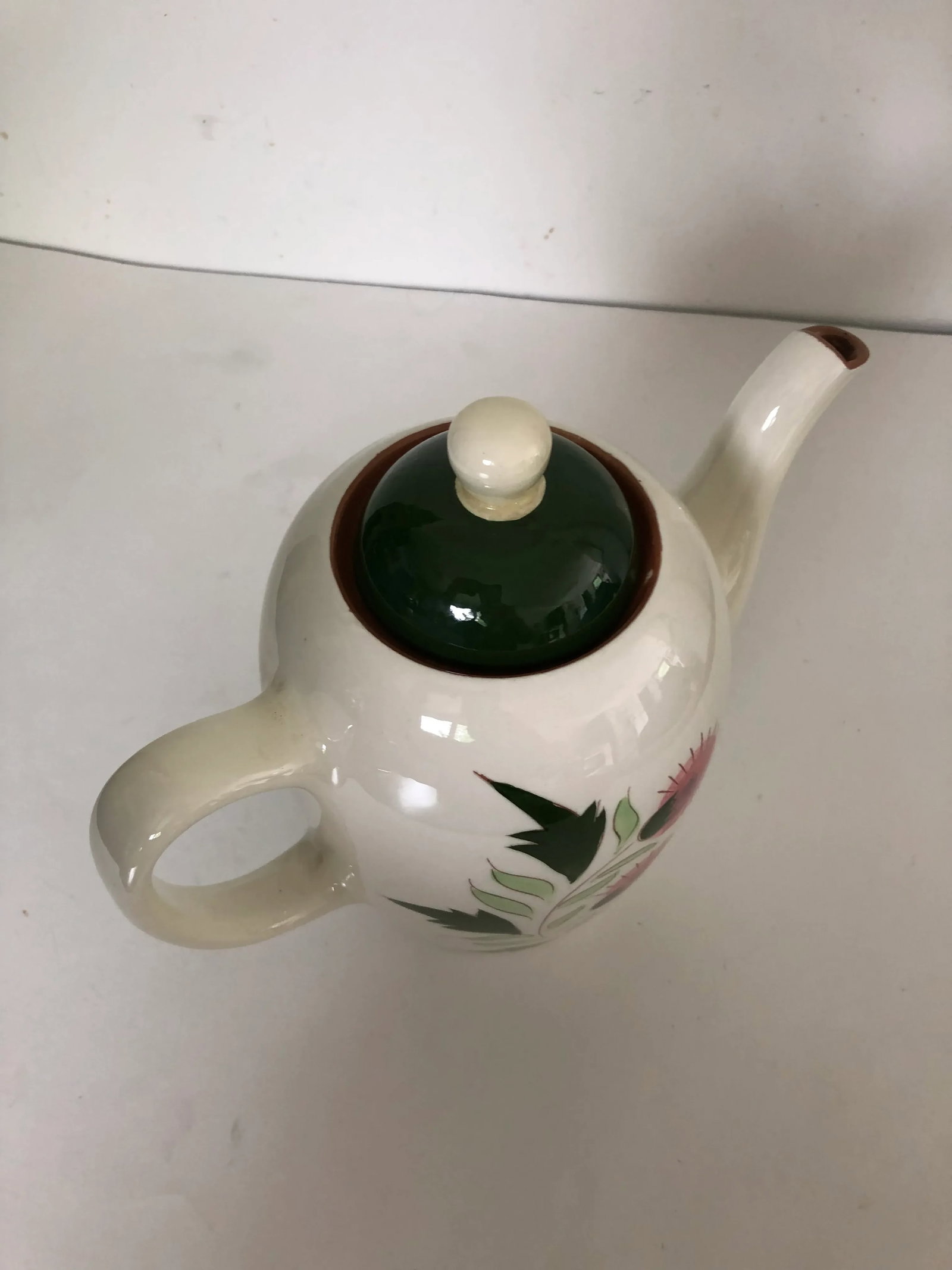 Midcentury Stangl Pottery "Thistle" Teapot - 4