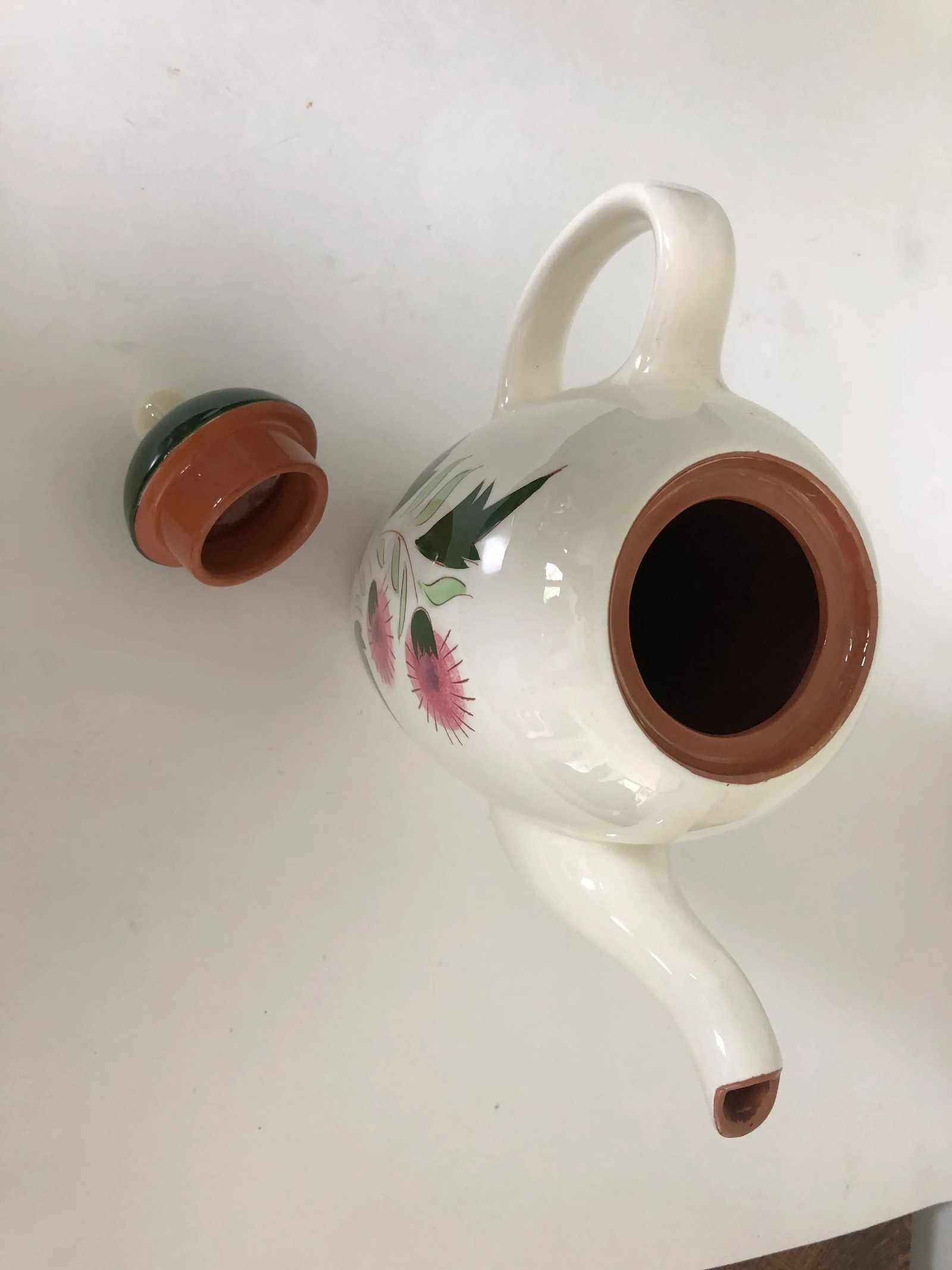 Midcentury Stangl Pottery "Thistle" Teapot - 5