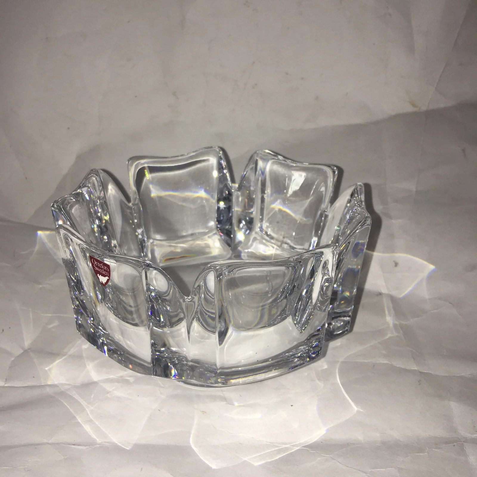 Orrefors Decorative Crystal Bowl - 3