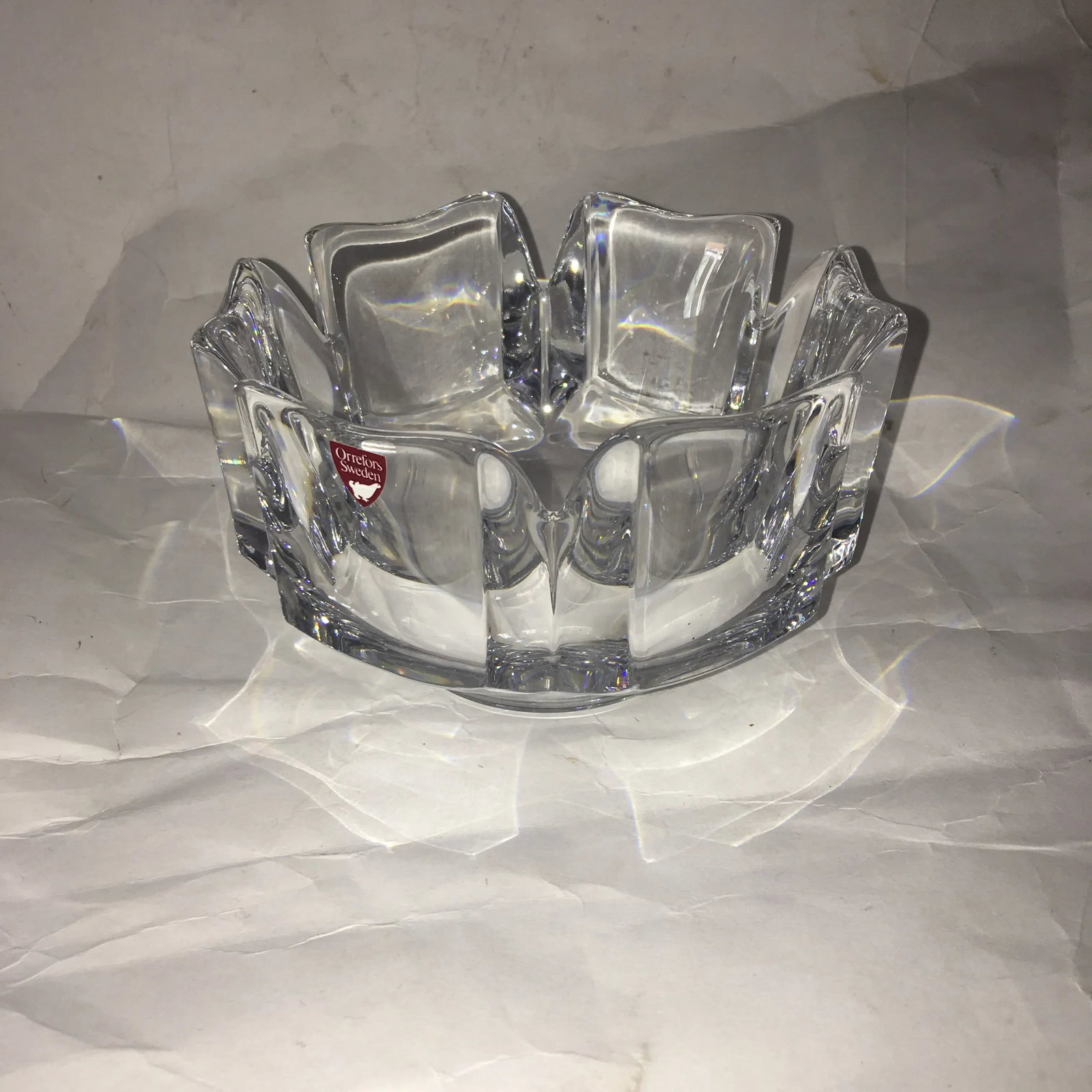 Orrefors Decorative Crystal Bowl - 4