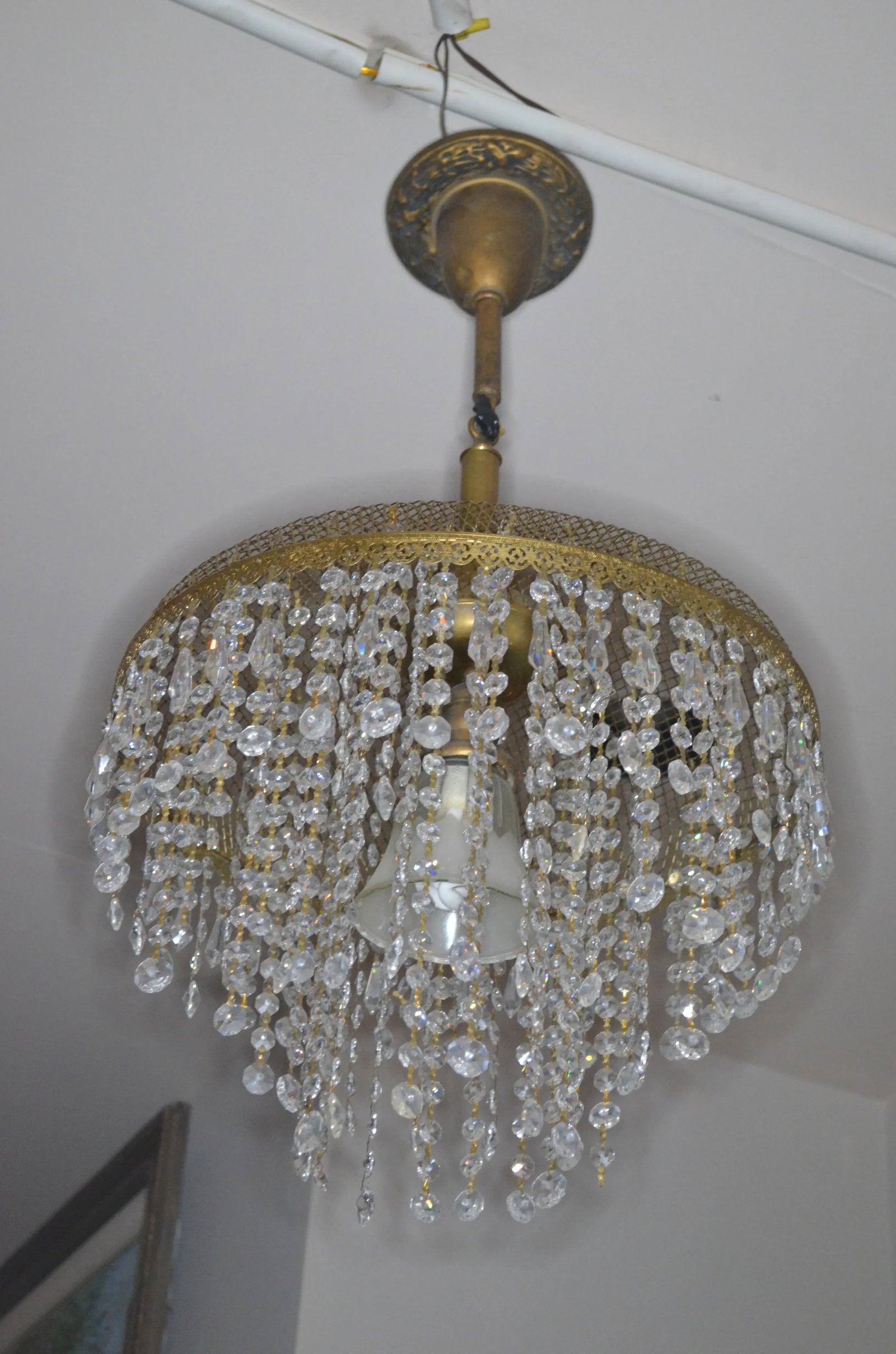 Vintage Austrian Crystal Chandelier - 8