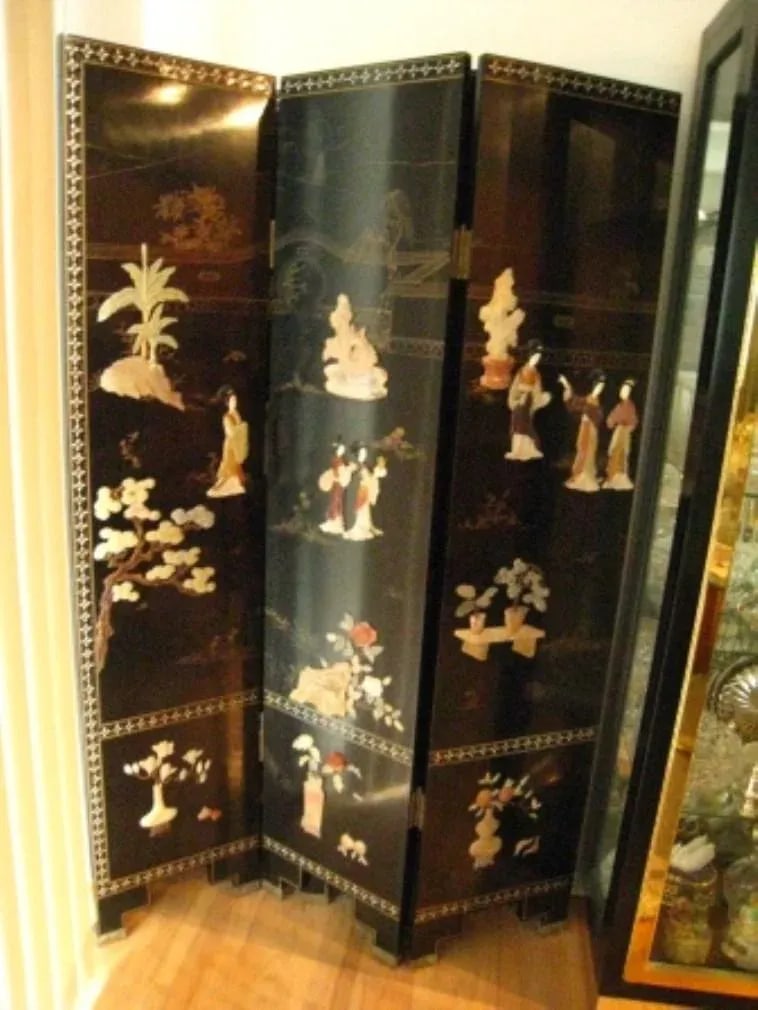 Asian Screen 6 Panel Room Divider Dressing Screen - 10
