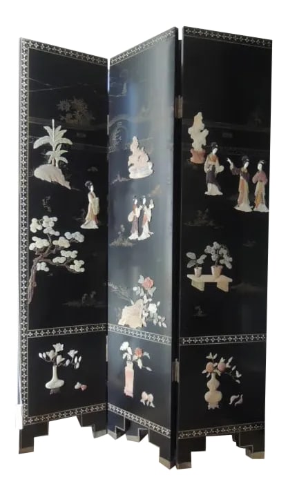 Asian Screen 6 Panel Room Divider Dressing Screen (1 of 18)