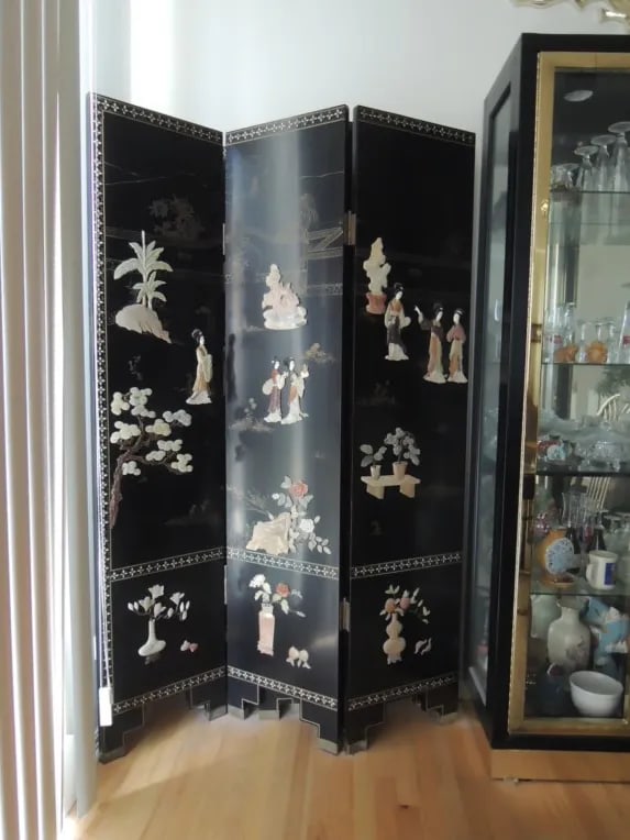 Asian Screen 6 Panel Room Divider Dressing Screen - 2
