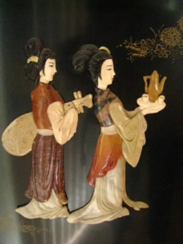 Asian Screen 6 Panel Room Divider Dressing Screen - 3
