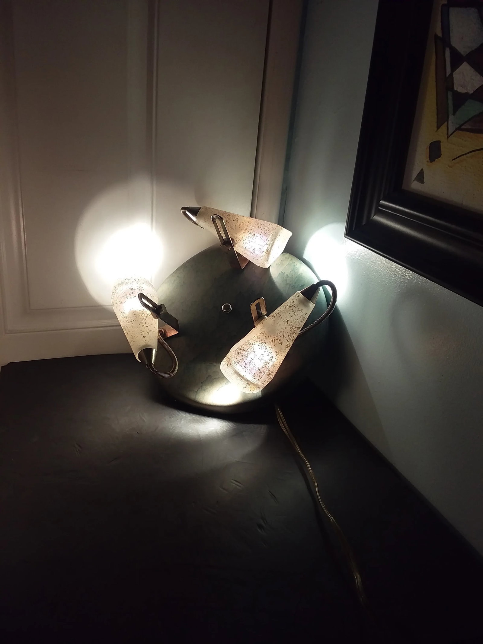 Memphis Style Three Light Flush Mount - 2