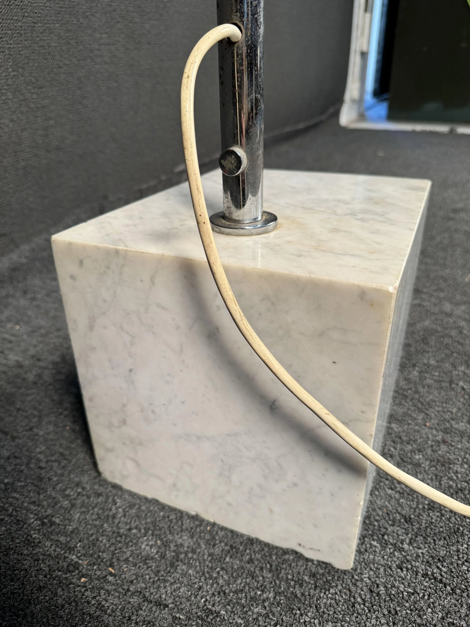 1970s Harvey Guzzini Attibuted Arc Floor Lamp - 6