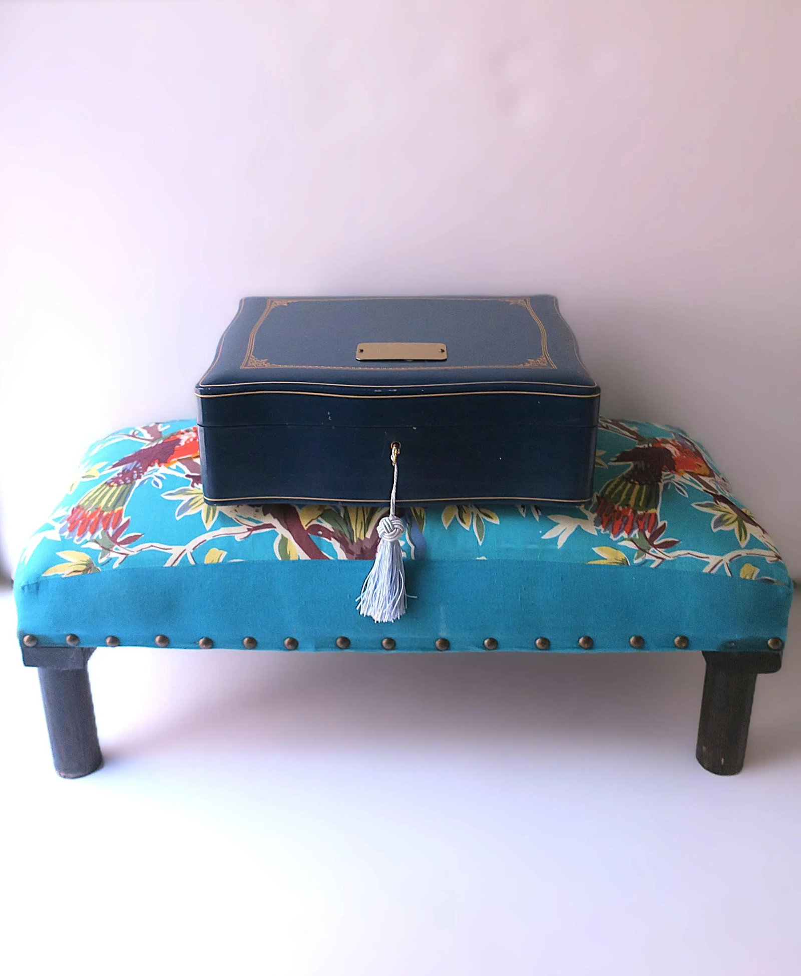 Italian Leather Jewelry Box With Tray, Large - 6
