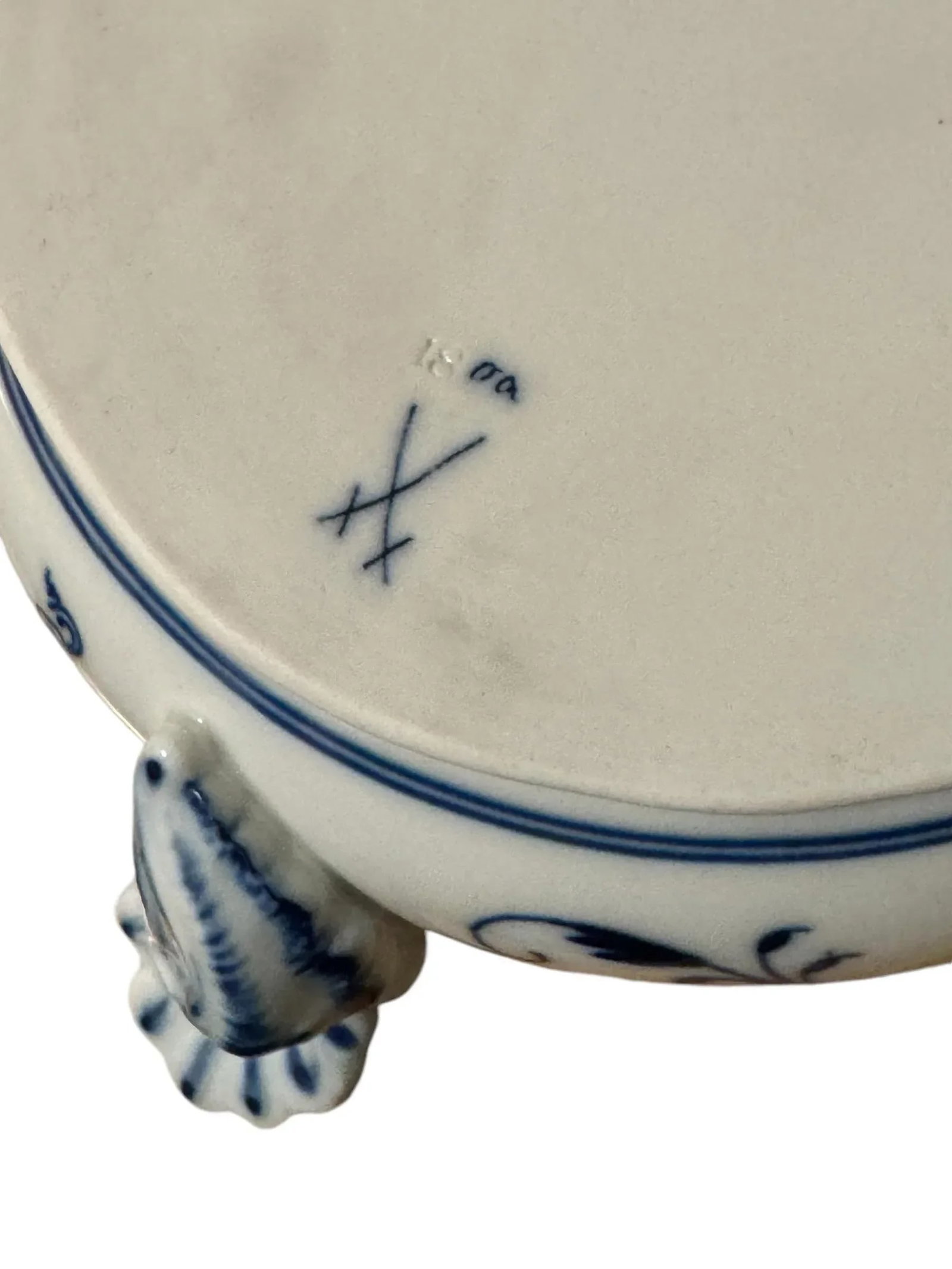 Antique Meissen Blue Onion Soup Tureen - 3