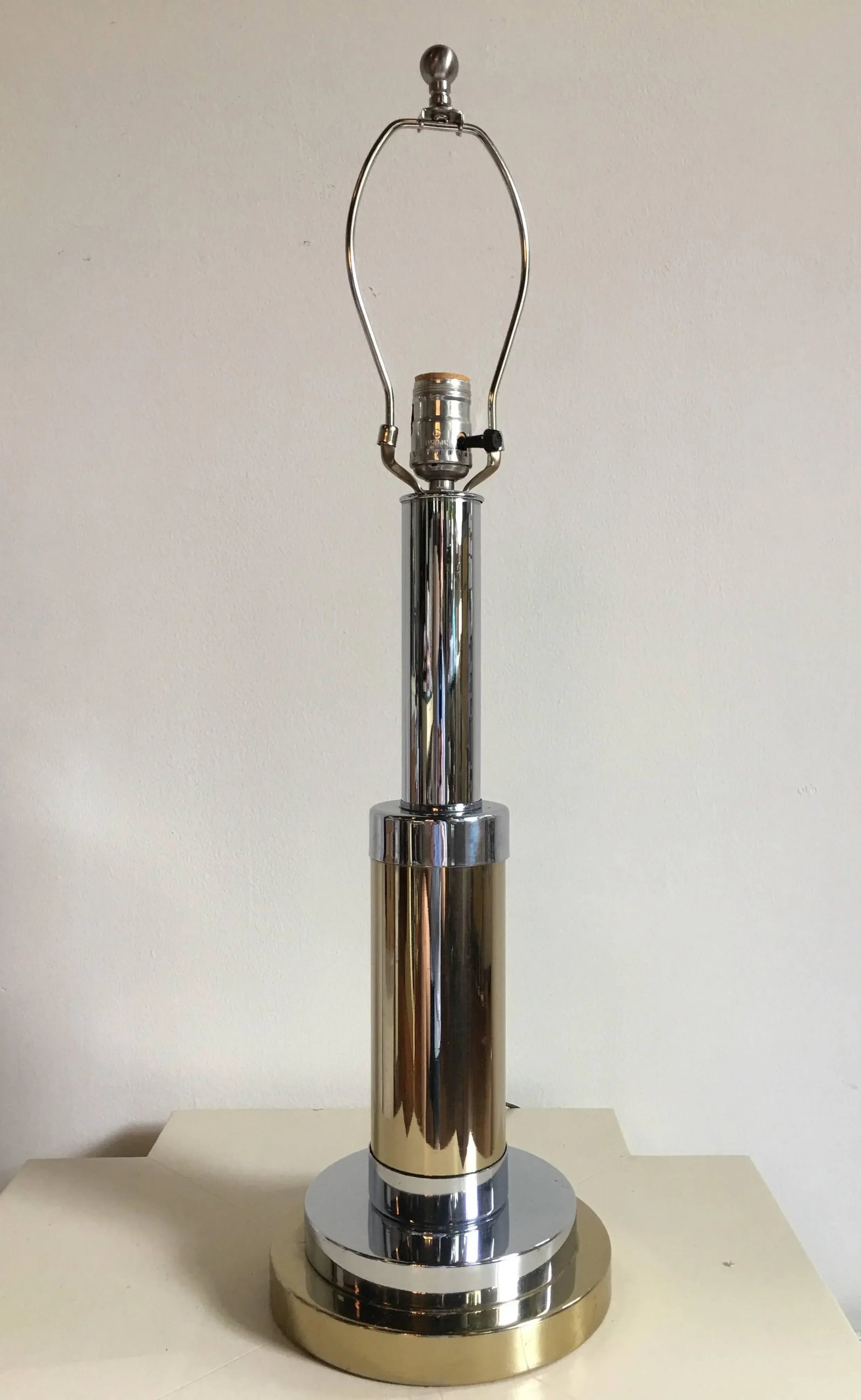 Mixed Metal Lamp by Mutual Sunset Lamp Company - 3