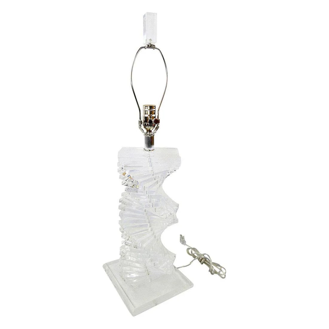 Lucite "Helix" Table Lamp - 2