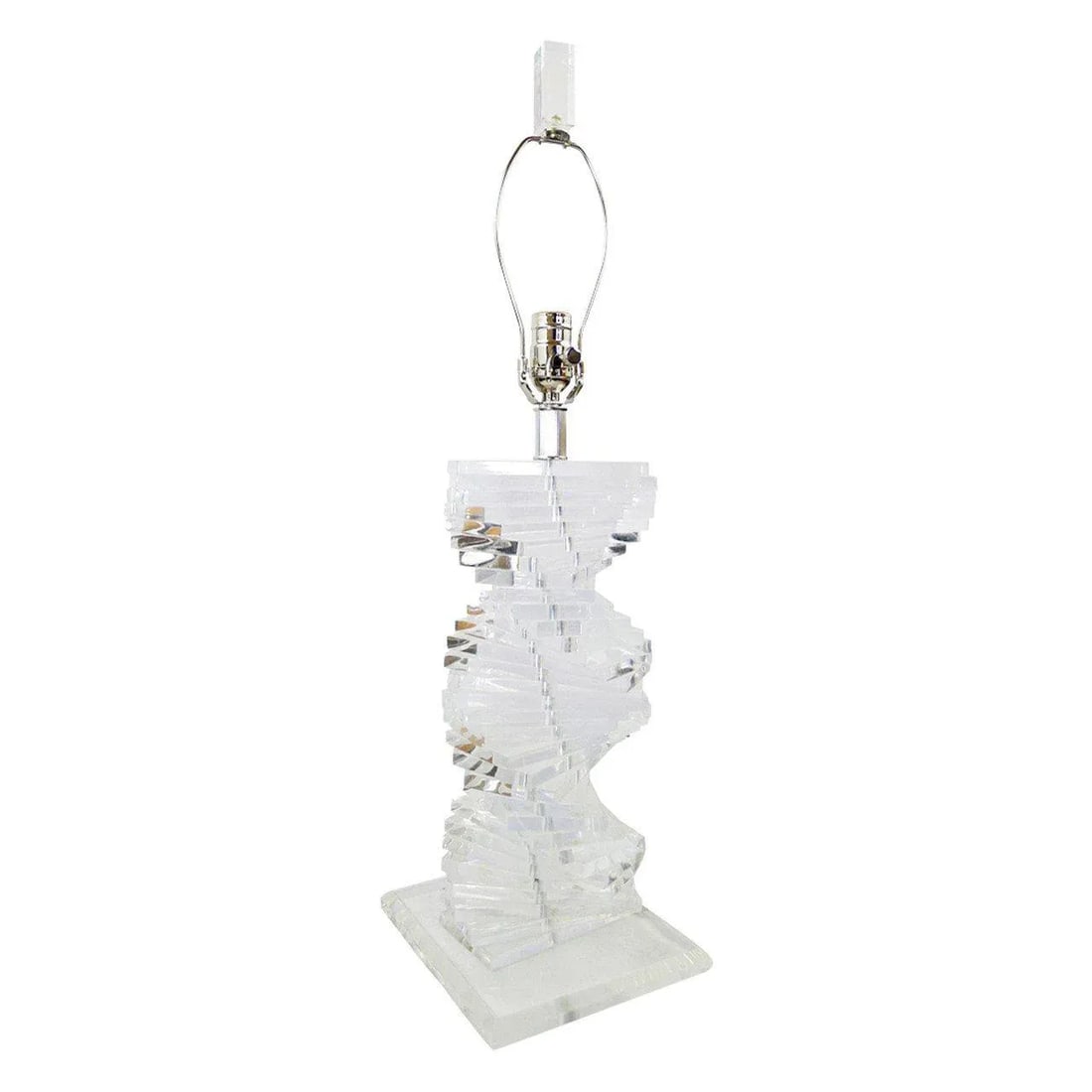 Lucite "Helix" Table Lamp - 4