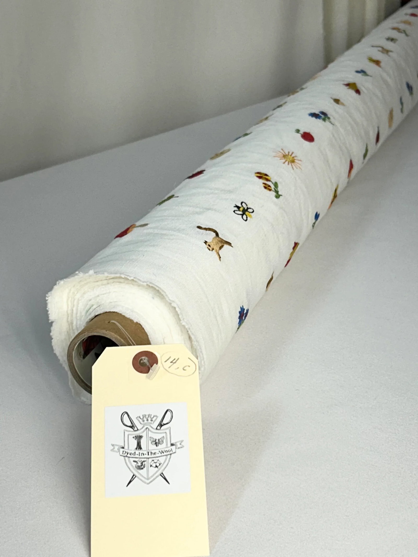Schumacher "Tiny Things" Embroidery- 2.75 Yards - 4