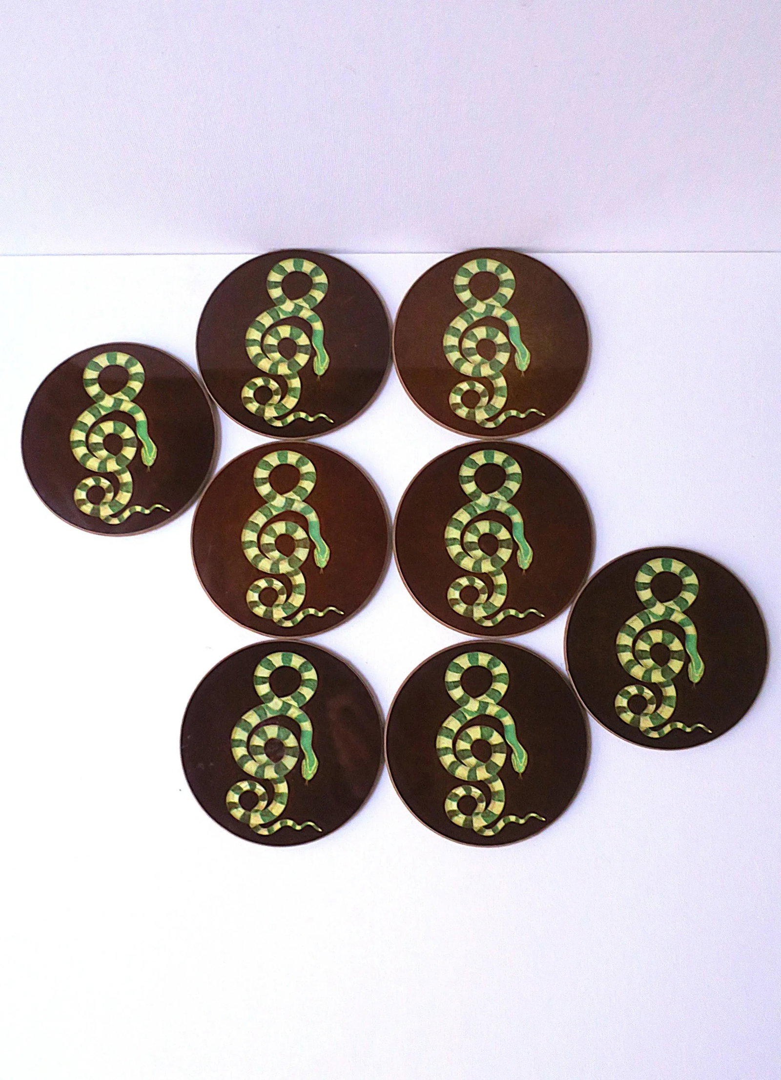 Serpent Snake Coasters, Set of 8 - 2