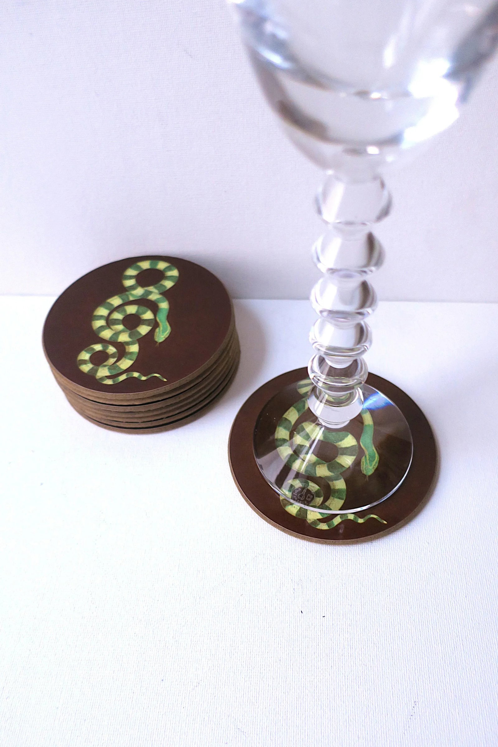 Serpent Snake Coasters, Set of 8 - 5