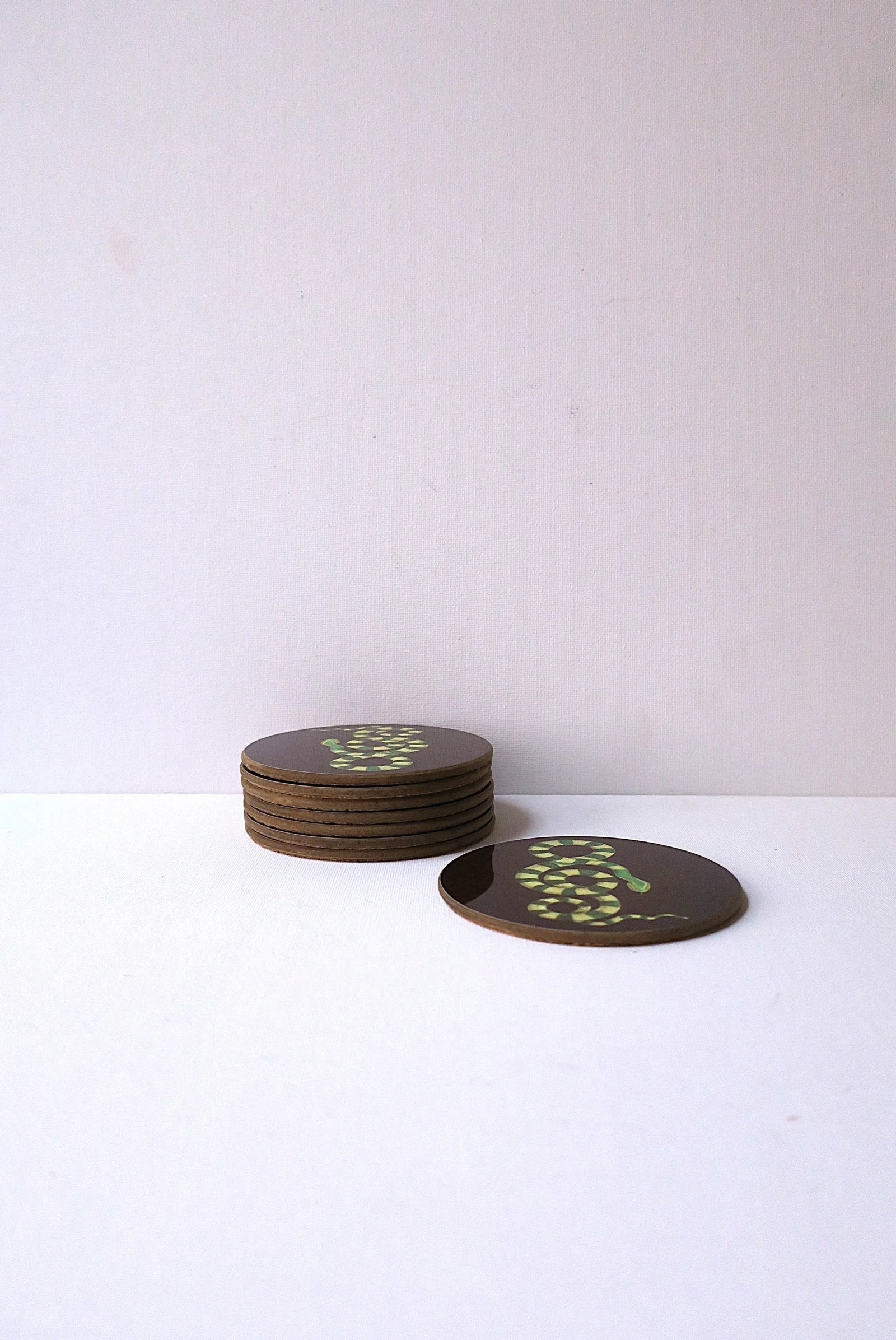 Serpent Snake Coasters, Set of 8 - 8