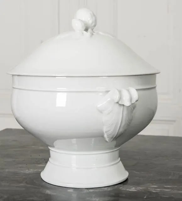 French Vintage Ironstone Lidded Tureen - 3