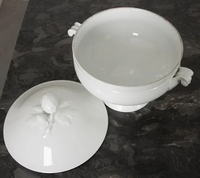 French Vintage Ironstone Lidded Tureen - 5