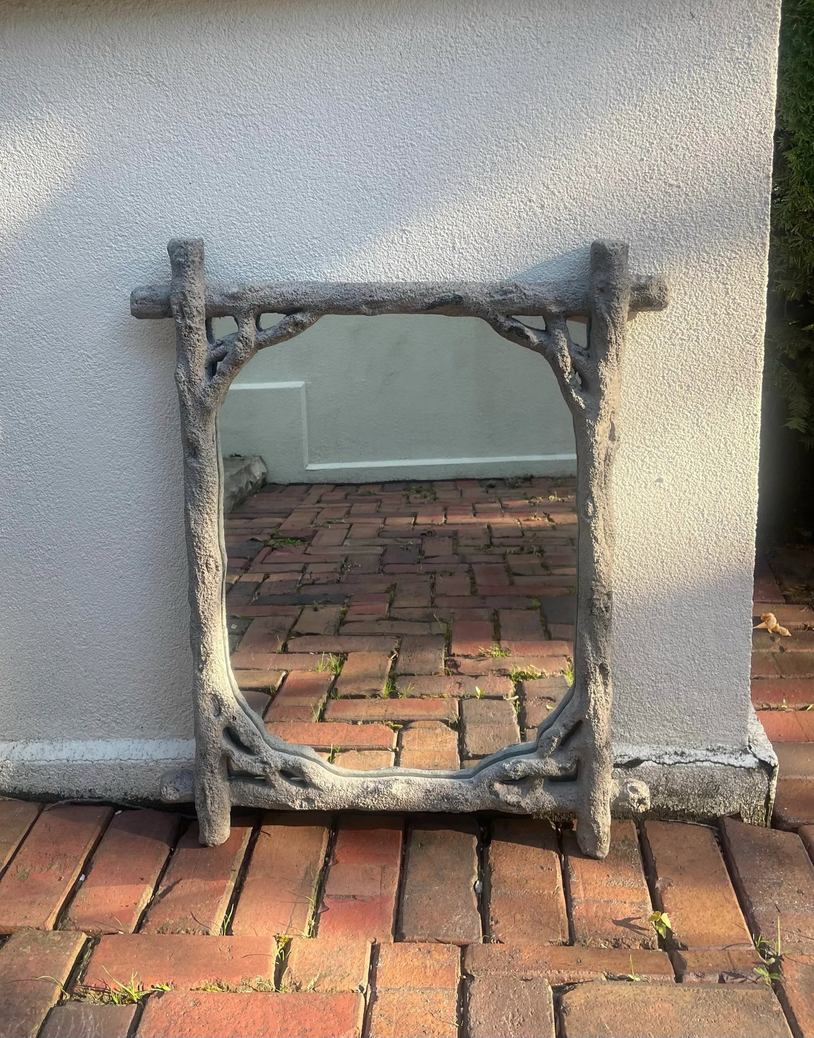 Mid 20th Century Faux Bois Mirror - 2