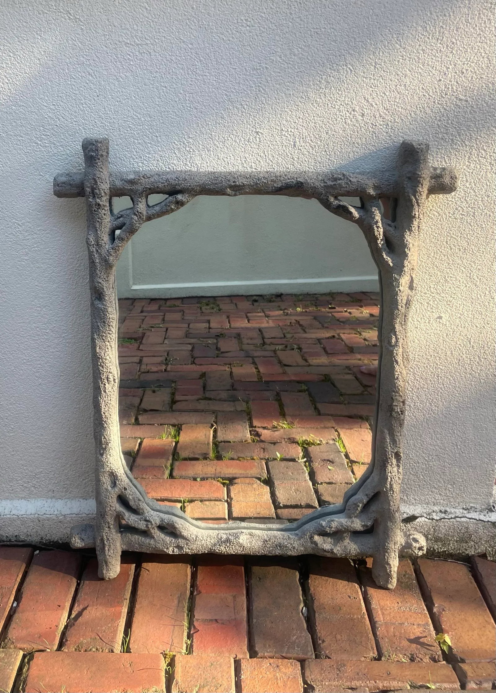 Mid 20th Century Faux Bois Mirror - 3
