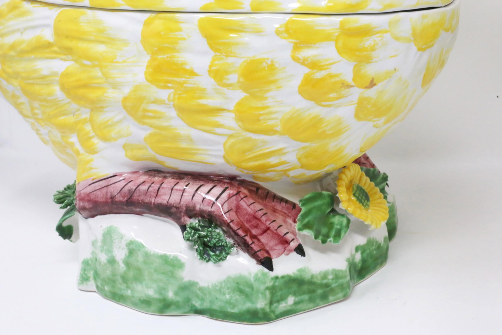 Vintage Palm Beach Regency Italian Yellow Duck Tureens - a Pair - 7