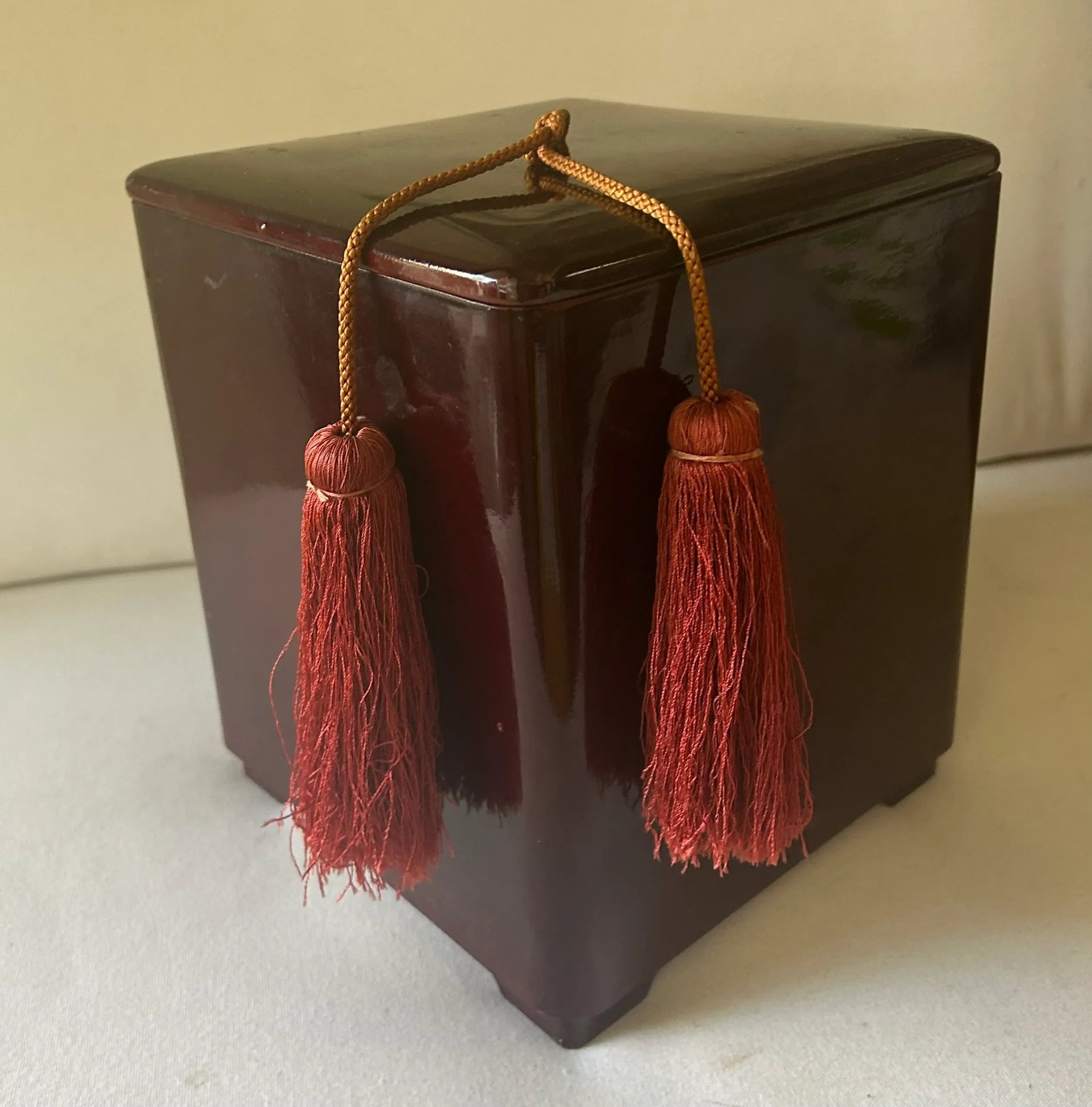 Vintage Chinoiserie Chic Hollywood Regency Resin Ice Bucket - 3