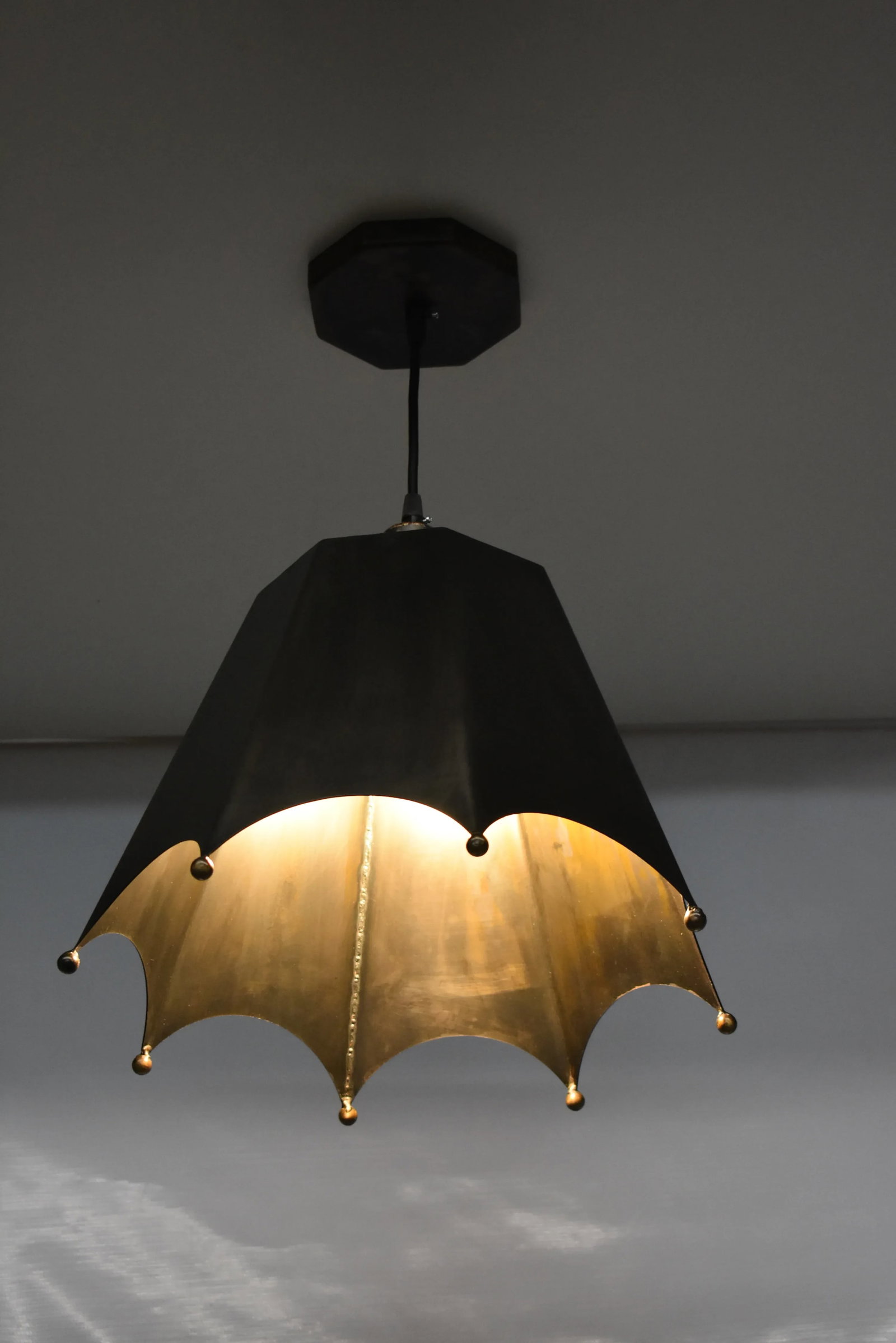 Crown Motif Pendant Light by Douglas Werner for Oblik Studio - 4