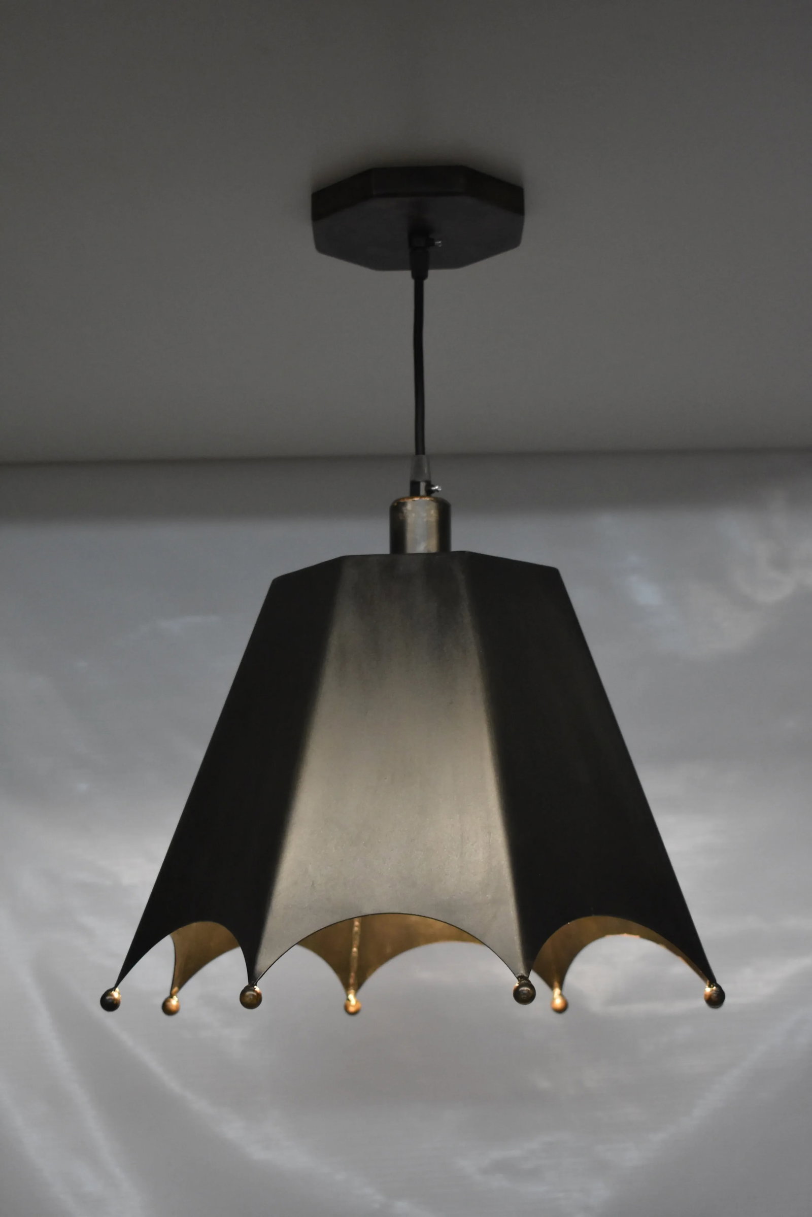 Crown Motif Pendant Light by Douglas Werner for Oblik Studio - 5