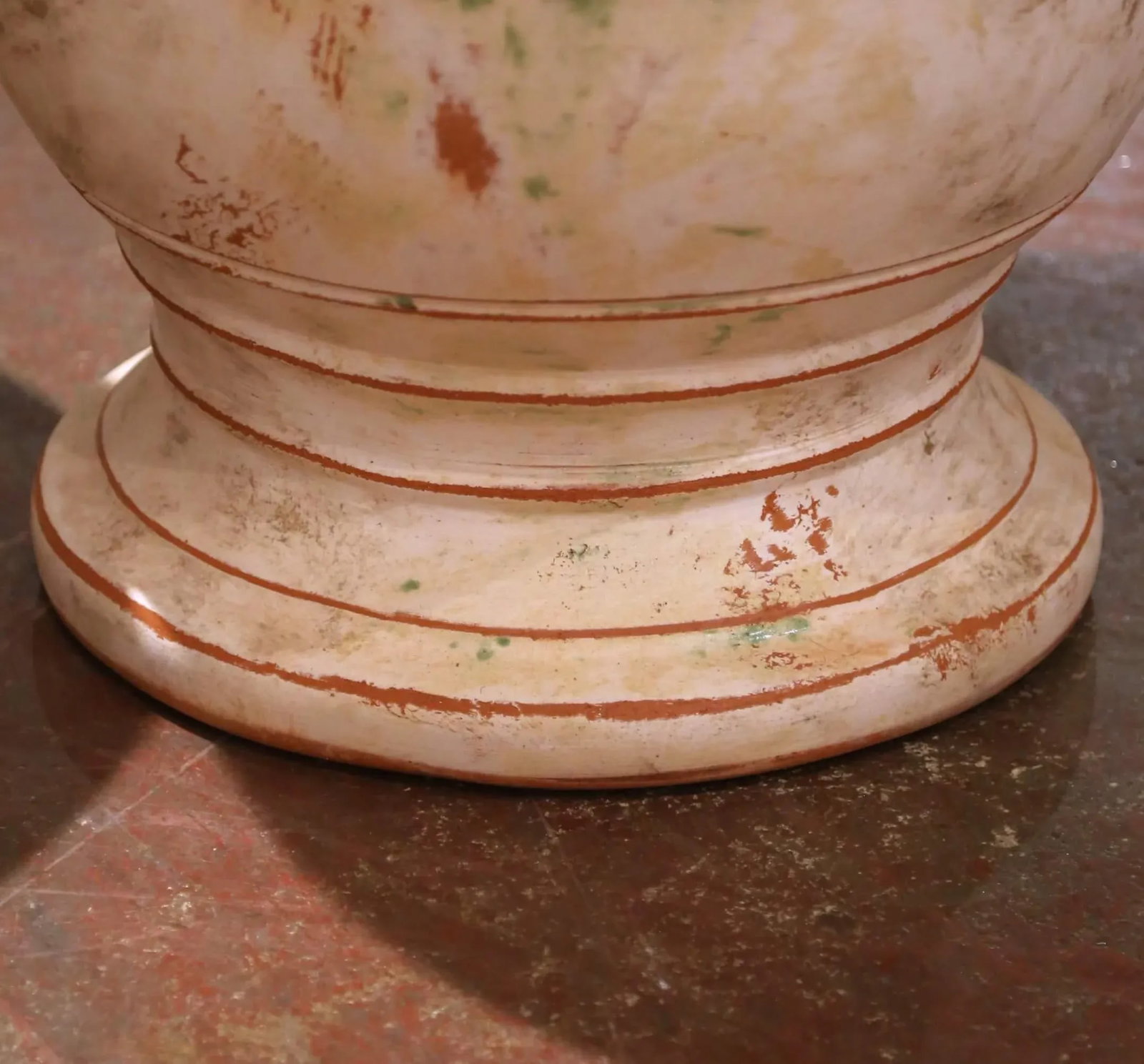 Pair of French Weathered Terracotta Anduze Planters by La Madeleine - 11