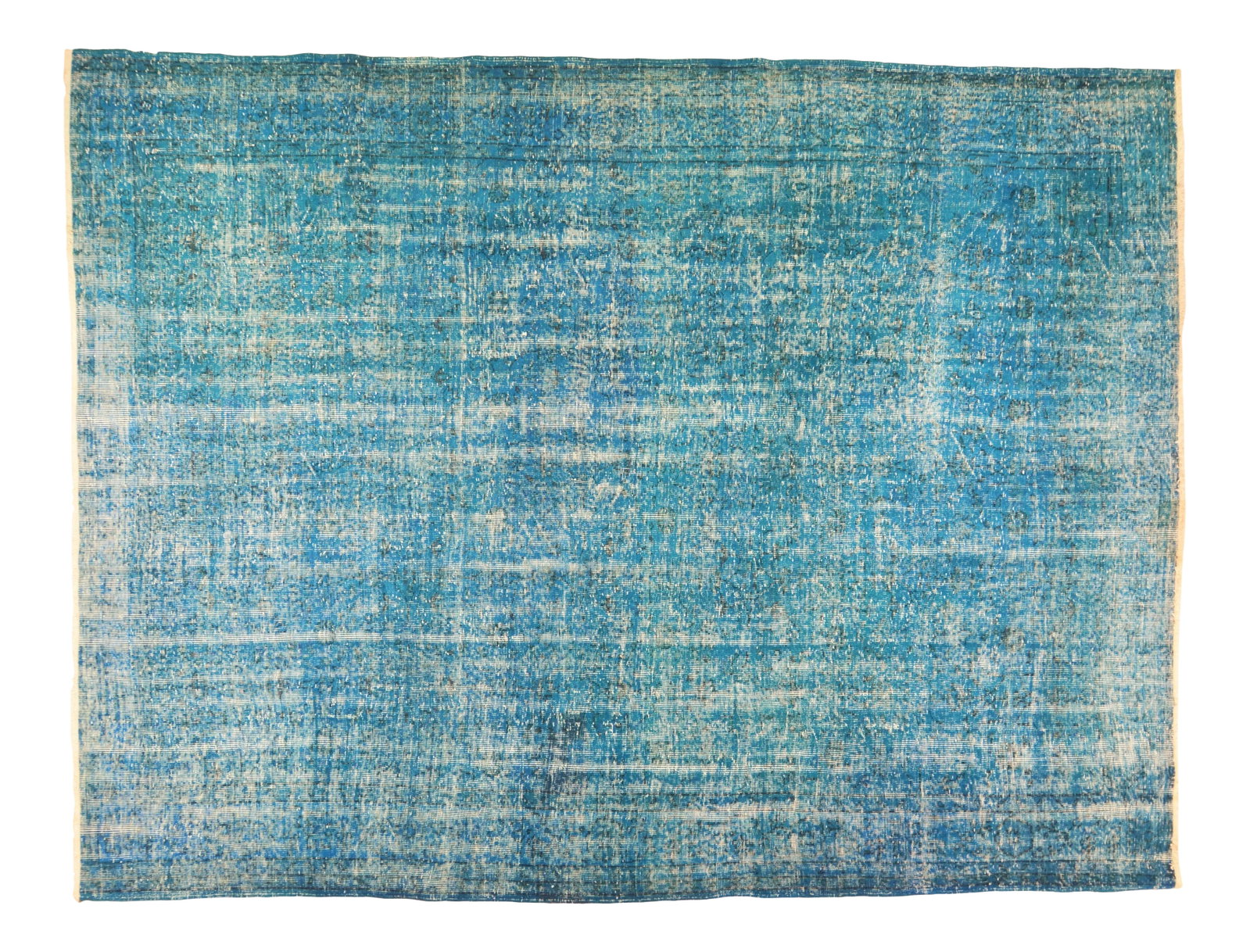 Vintage Turkish Anatolian Overdyed Hand Knotted Organic Wool Fine Weave Rug,8'9"x11'6": Vintage Turkish Anatolian overdyed hand knotted rug with natural colors and fine weave. Condition: Alterations: Original Condition Unaltered Imperfections: Some Imperfections Condition Notes: perfect 
