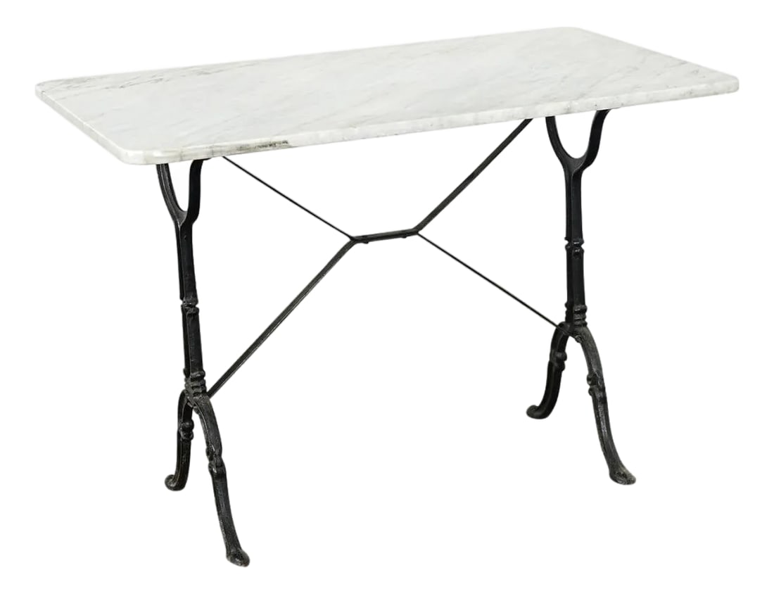 French19th Century Bistro Table With Marble Top (1 of 10)