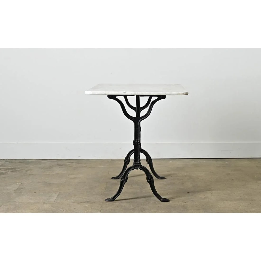 French19th Century Bistro Table With Marble Top - 3