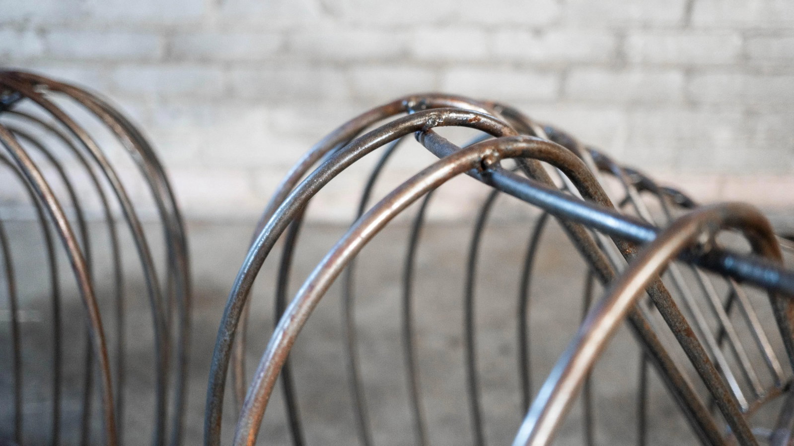 Mid Century Modern Metal Bubble Chairs - A Pair - 17