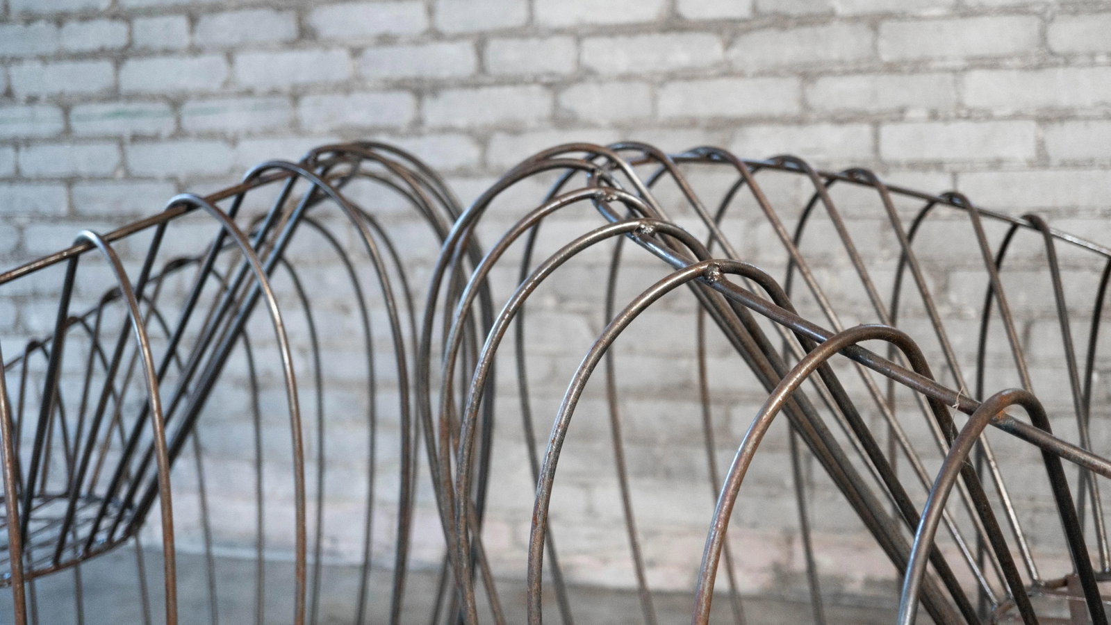 Mid Century Modern Metal Bubble Chairs - A Pair - 8