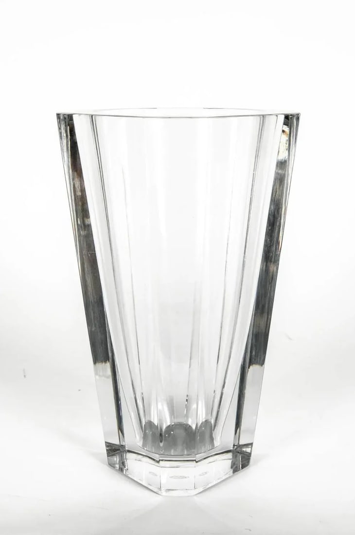 Art Deco Baccarat Cut Crystal Vase - 6