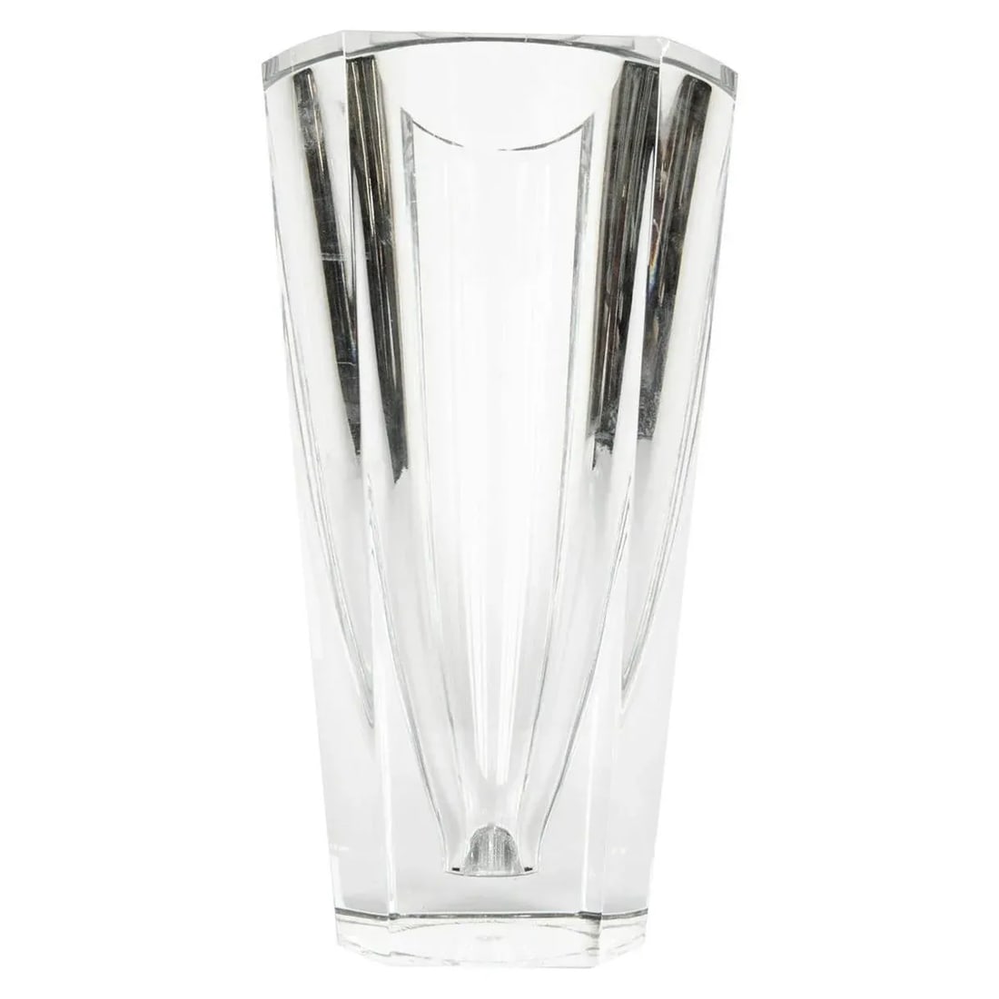 Art Deco Baccarat Cut Crystal Vase - 9