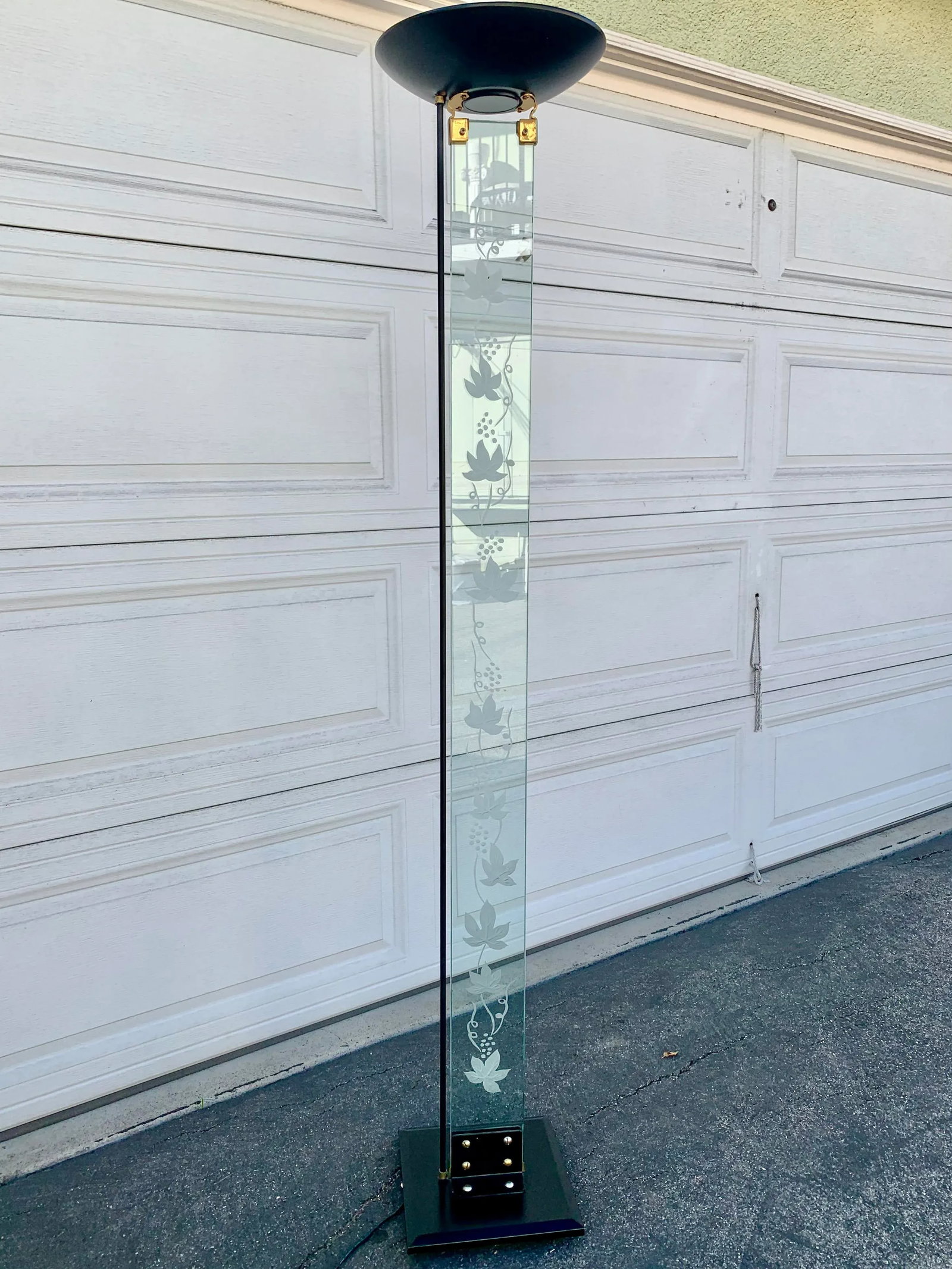 1980's Max Baguara Style Torchiere Lamp - 5
