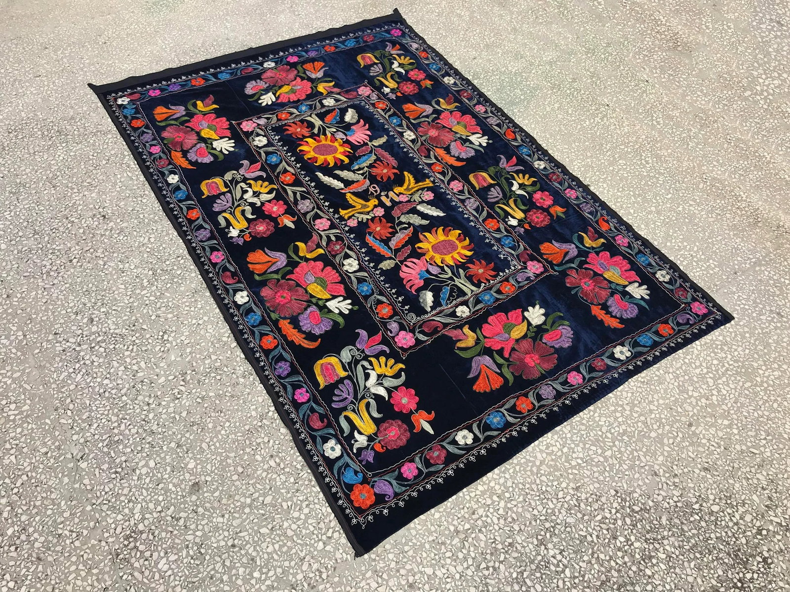 1960s Colorful Wall Hanging Textile - 3