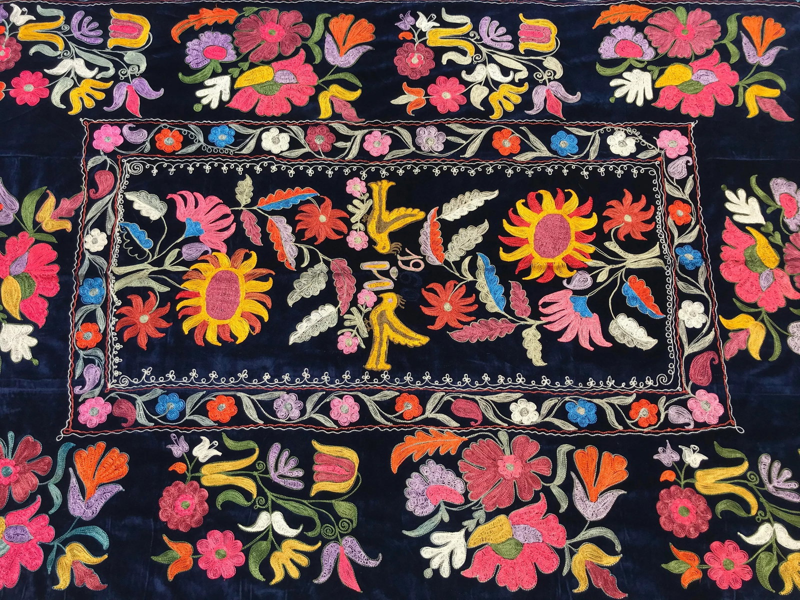 1960s Colorful Wall Hanging Textile - 4