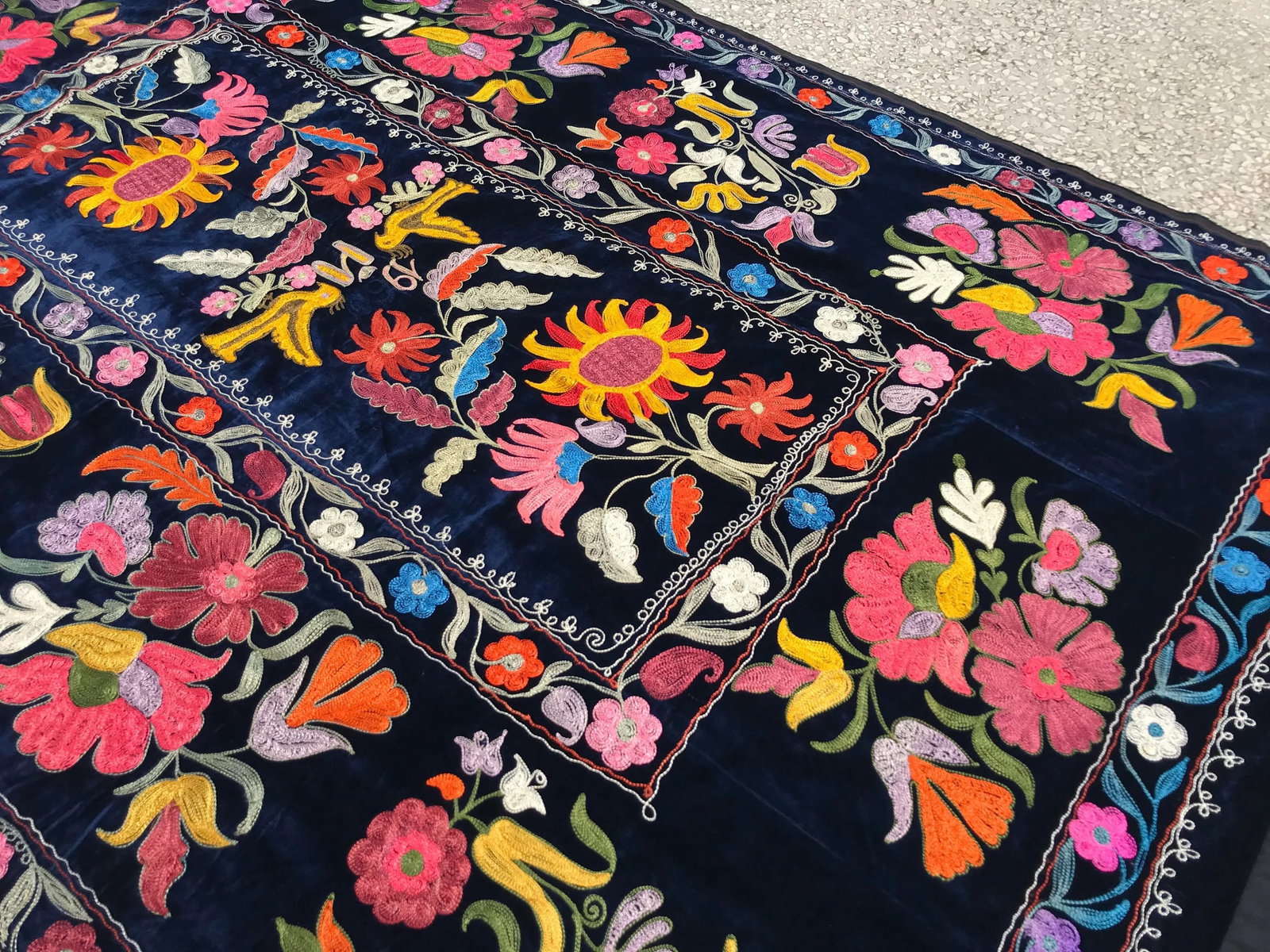 1960s Colorful Wall Hanging Textile - 5