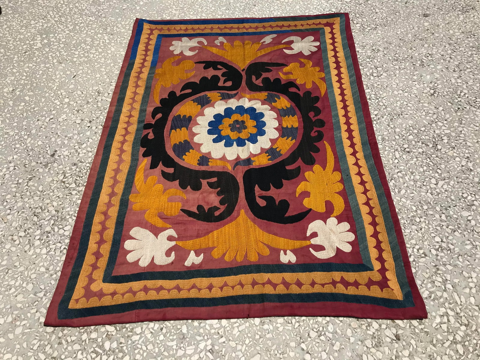 Silk Embroidery Vintage Tapestry - 2
